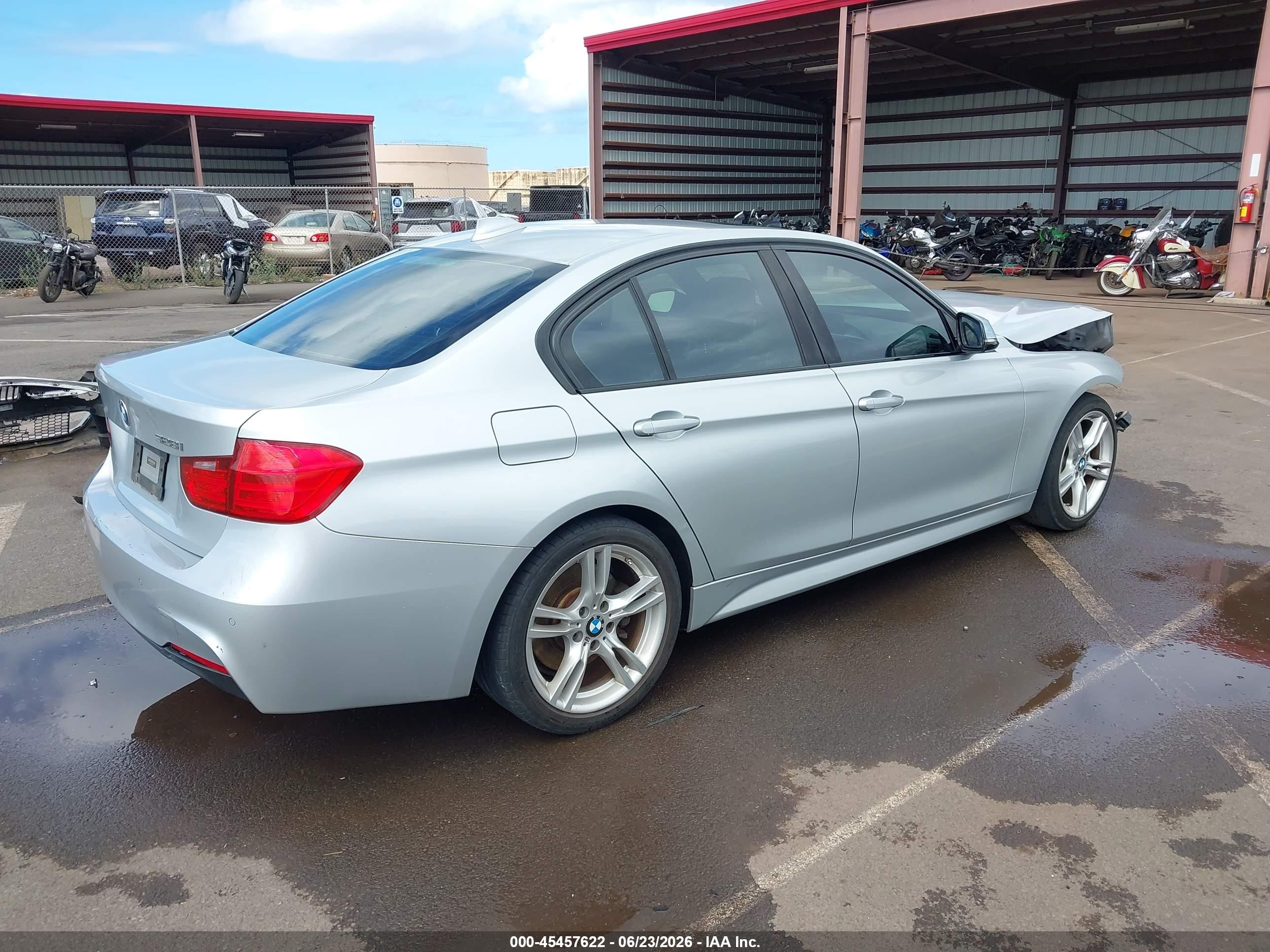 2015 Bmw 328i   Silver vin: WBA3A5C51FF607963