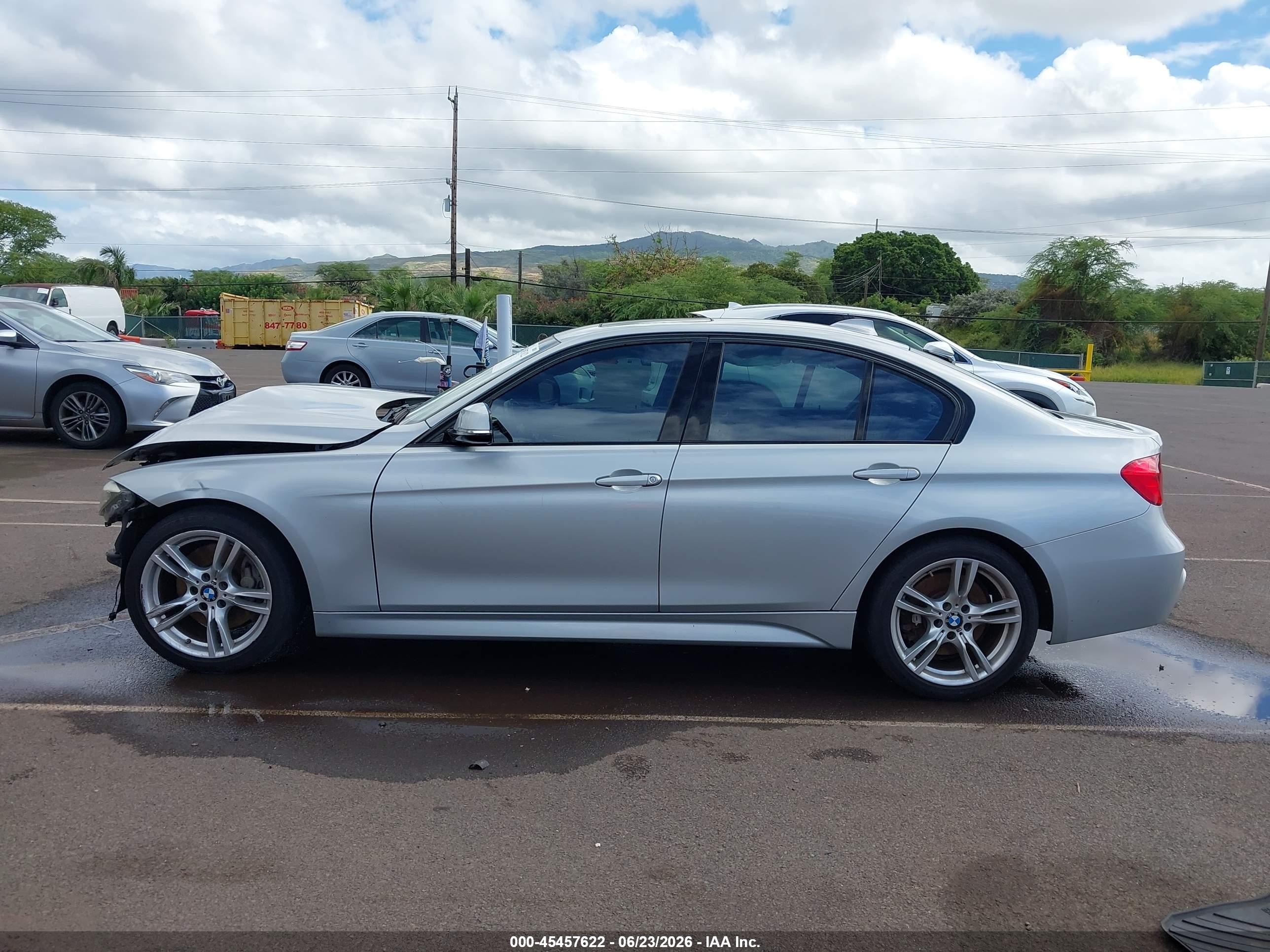 2015 Bmw 328i   Silver vin: WBA3A5C51FF607963