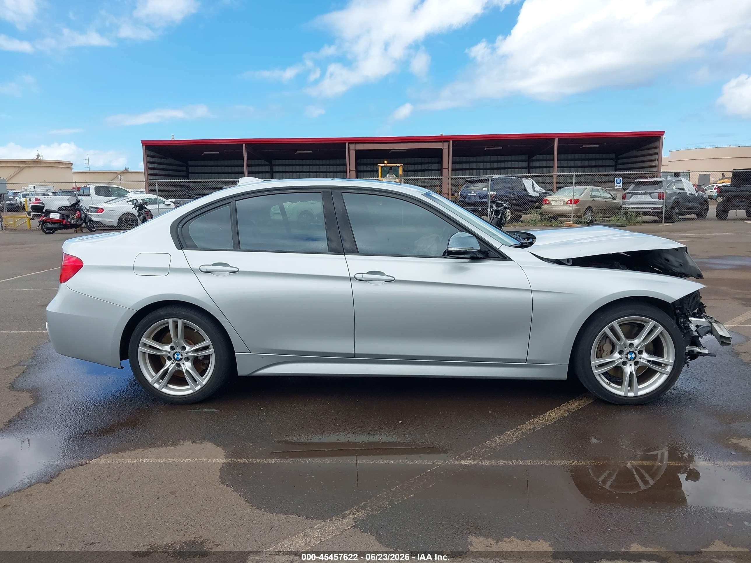 2015 Bmw 328i   Silver vin: WBA3A5C51FF607963