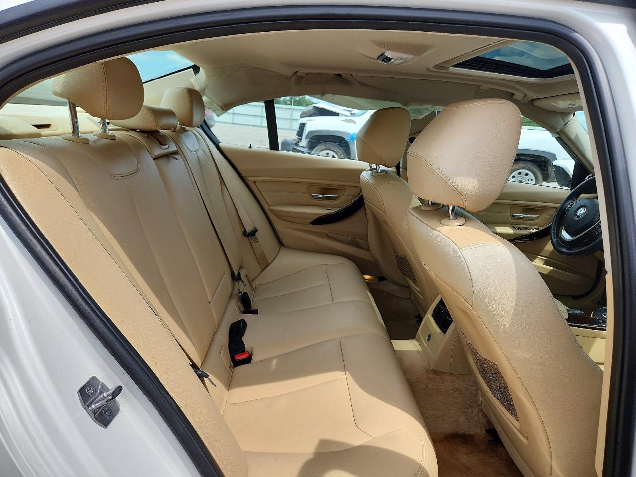 2015 Bmw 328 I White vin: WBA3A5C51FF610166