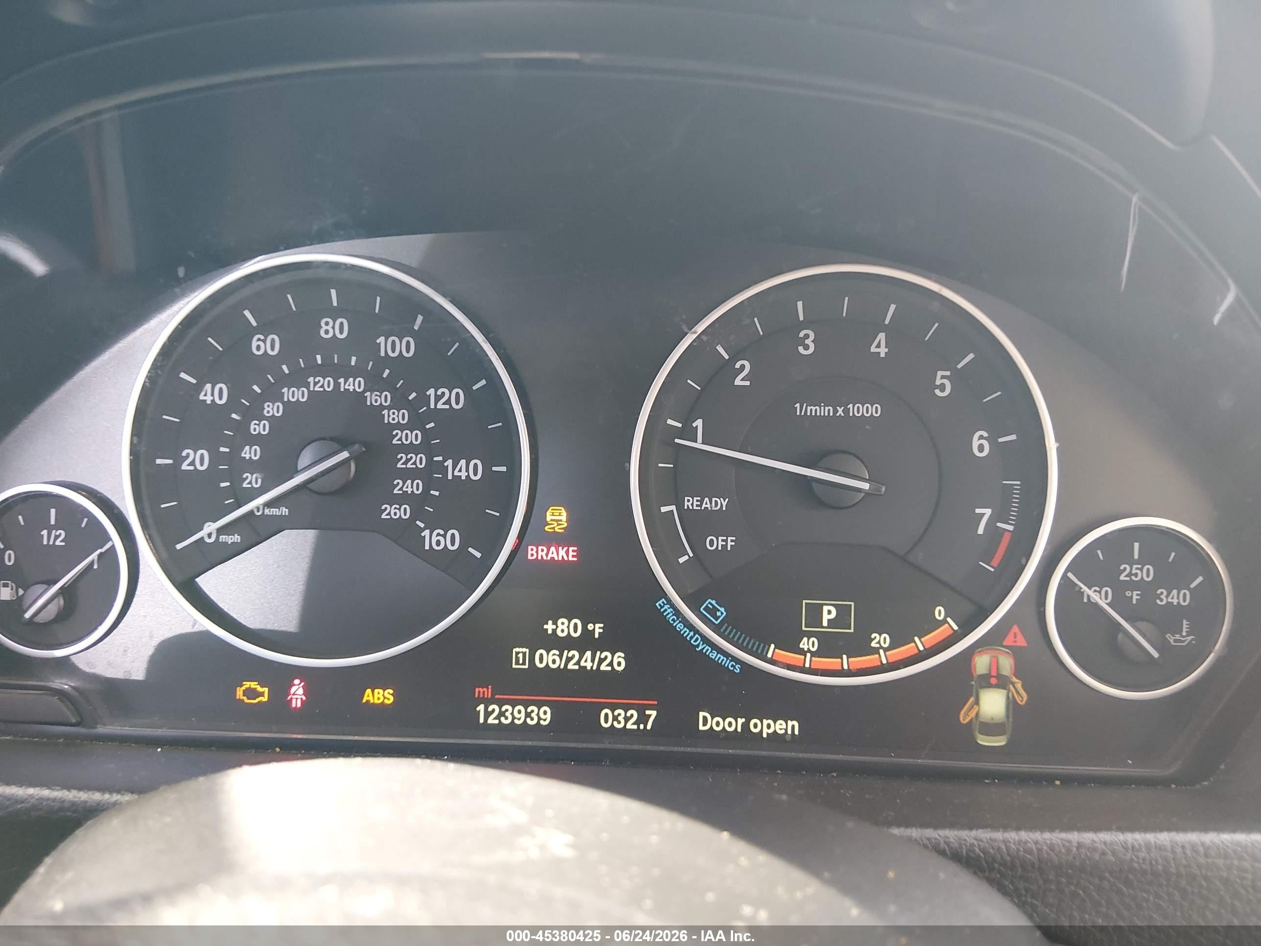 2015 Bmw 328i   White vin: WBA3A5C51FF610877