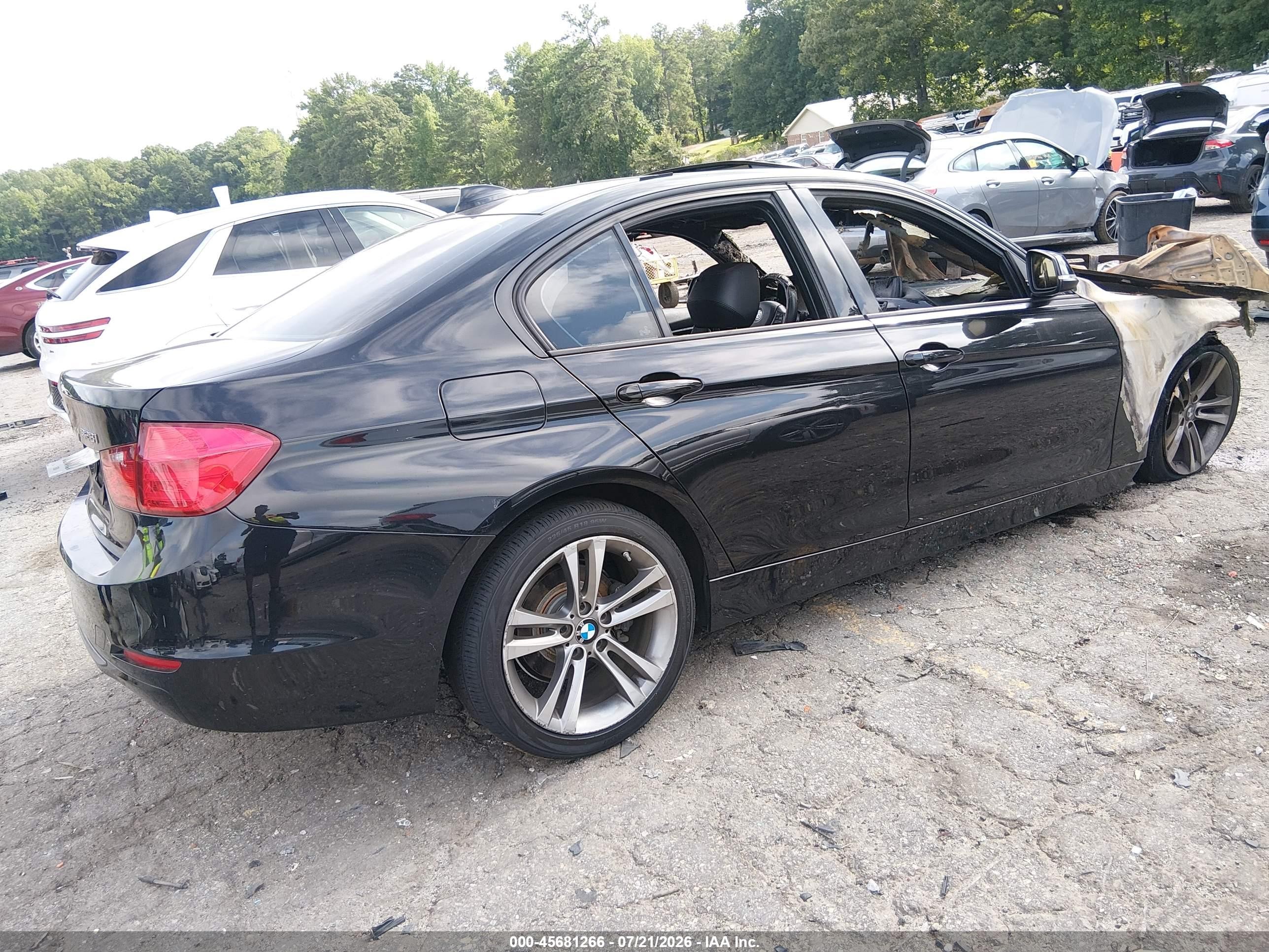 2012 Bmw 328i   Black vin: WBA3A5C52CF259599