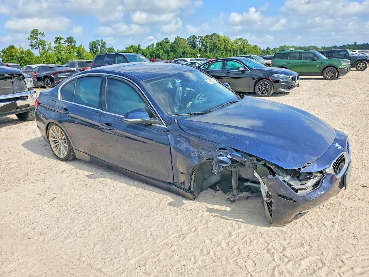 2012 Bmw 328 I Blue vin: WBA3A5C52CF346323