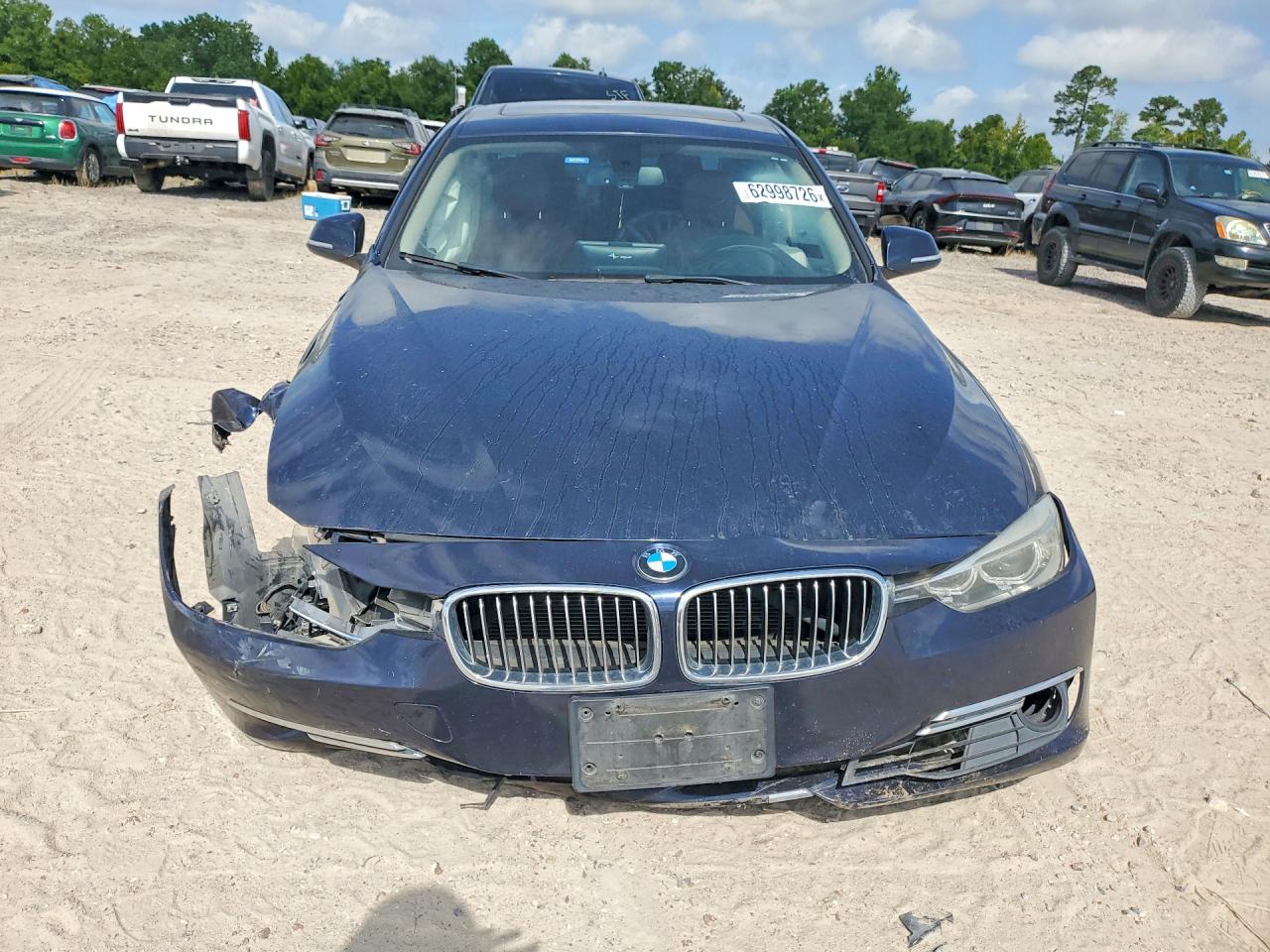 2012 Bmw 328 I Blue vin: WBA3A5C52CF346323