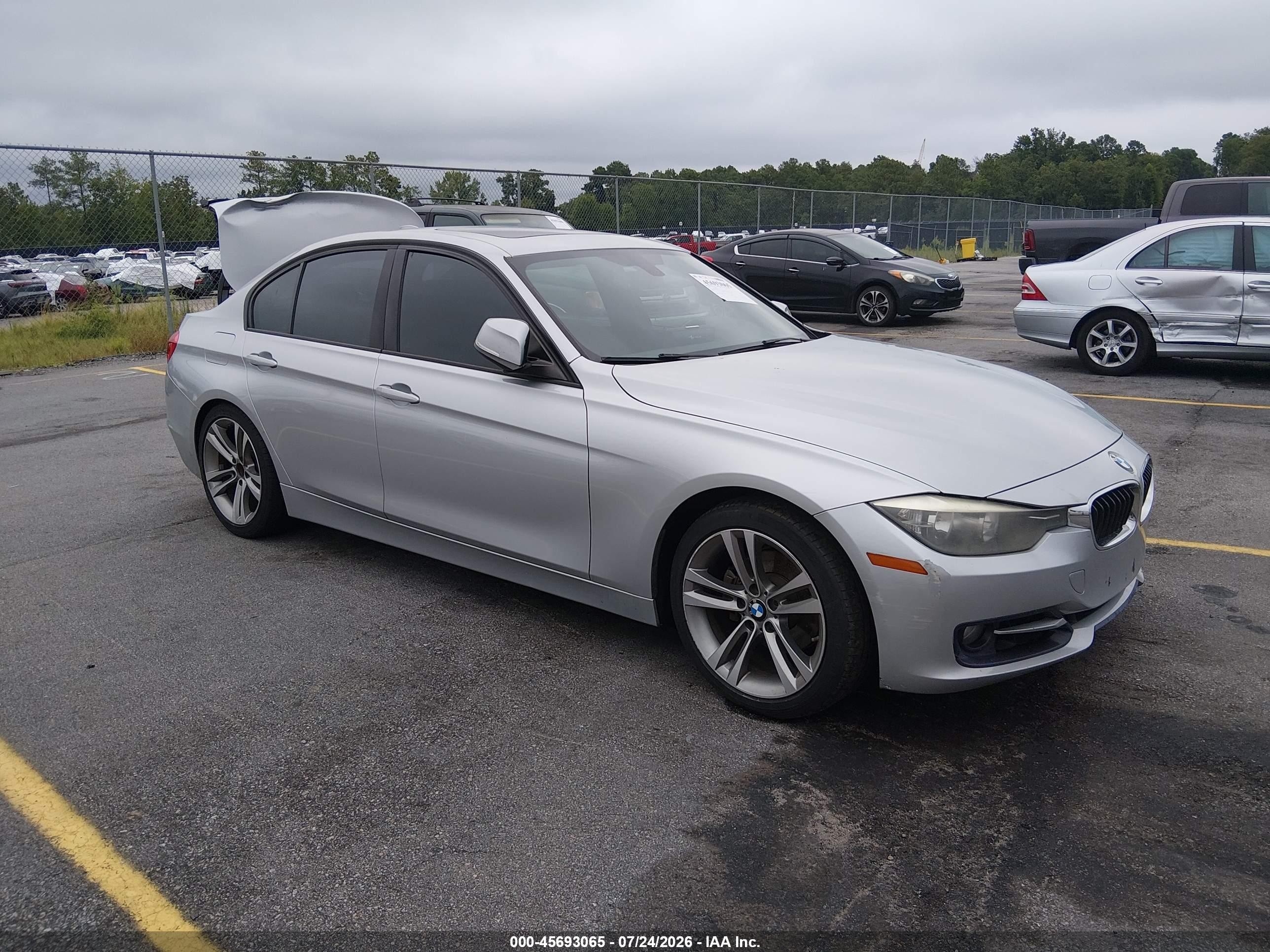2012 Bmw 328i   Silver vin: WBA3A5C52CF347763