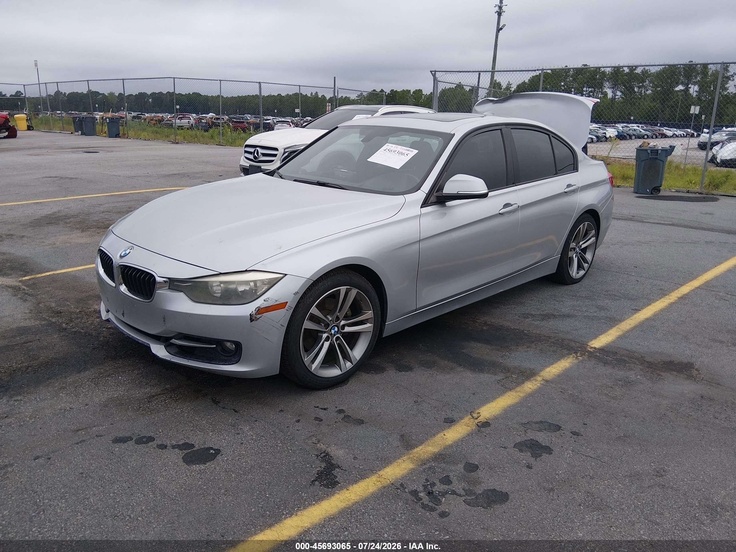 2012 Bmw 328i   Silver vin: WBA3A5C52CF347763
