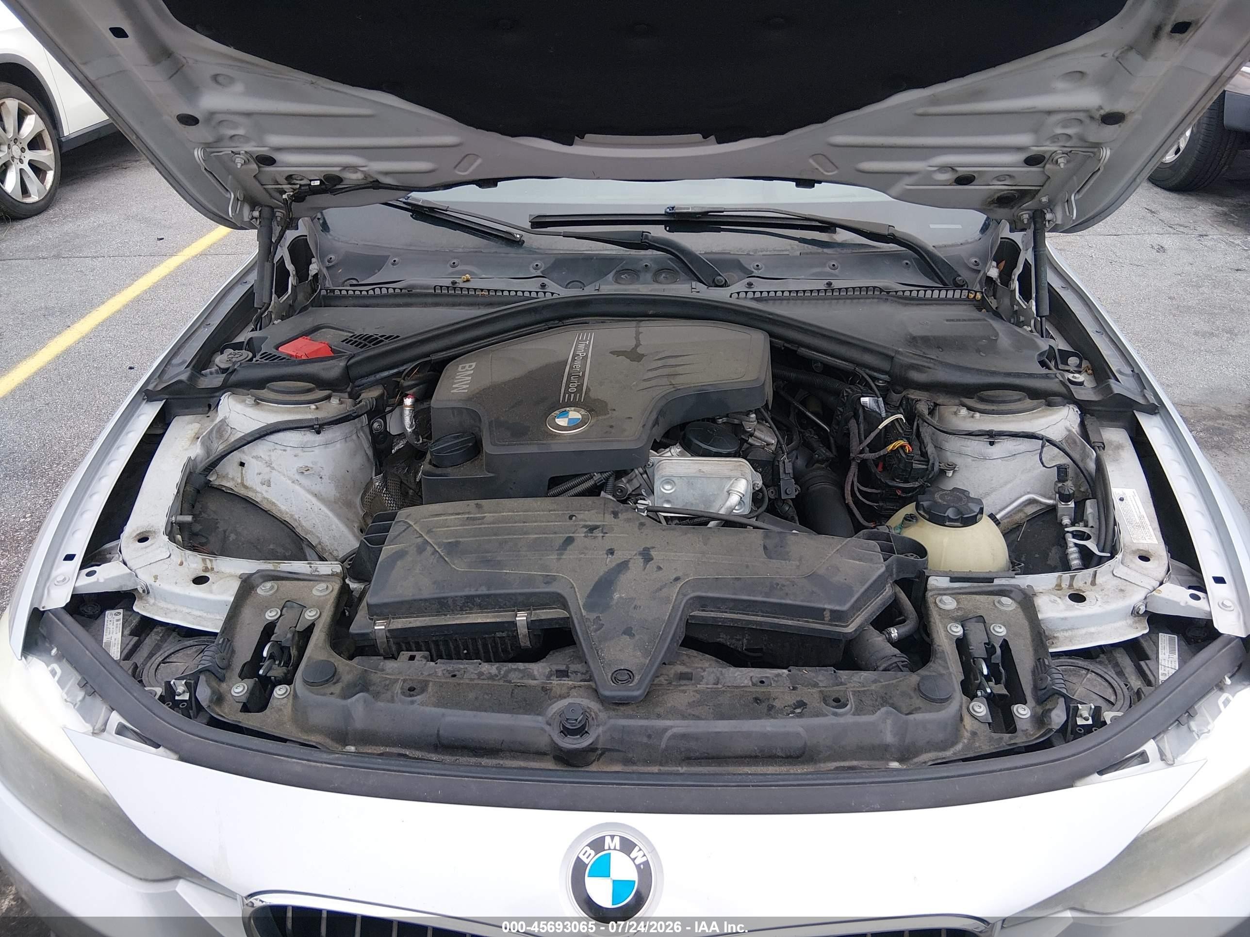 2012 Bmw 328i   Silver vin: WBA3A5C52CF347763