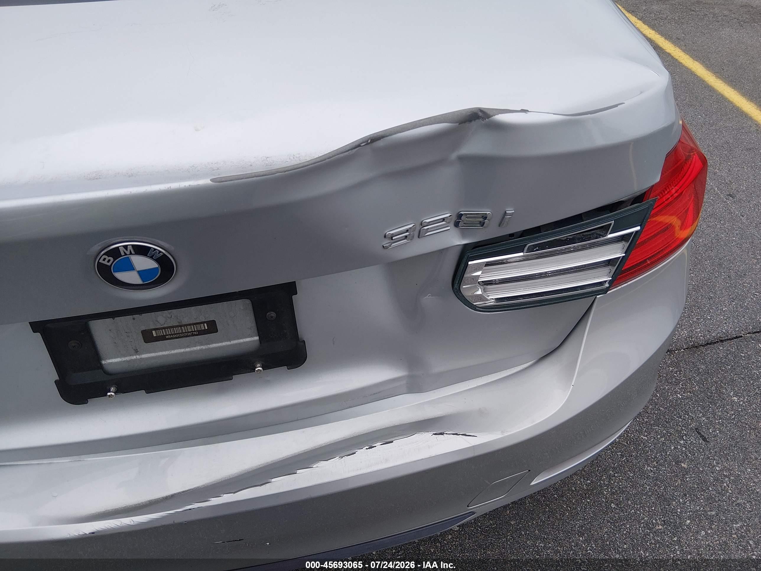 2012 Bmw 328i   Silver vin: WBA3A5C52CF347763