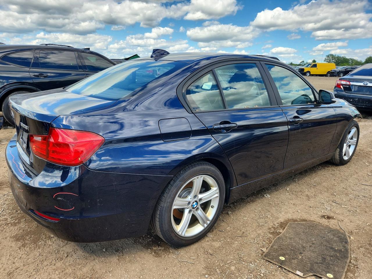 2014 Bmw 328 I Blue vin: WBA3A5C52EF453519