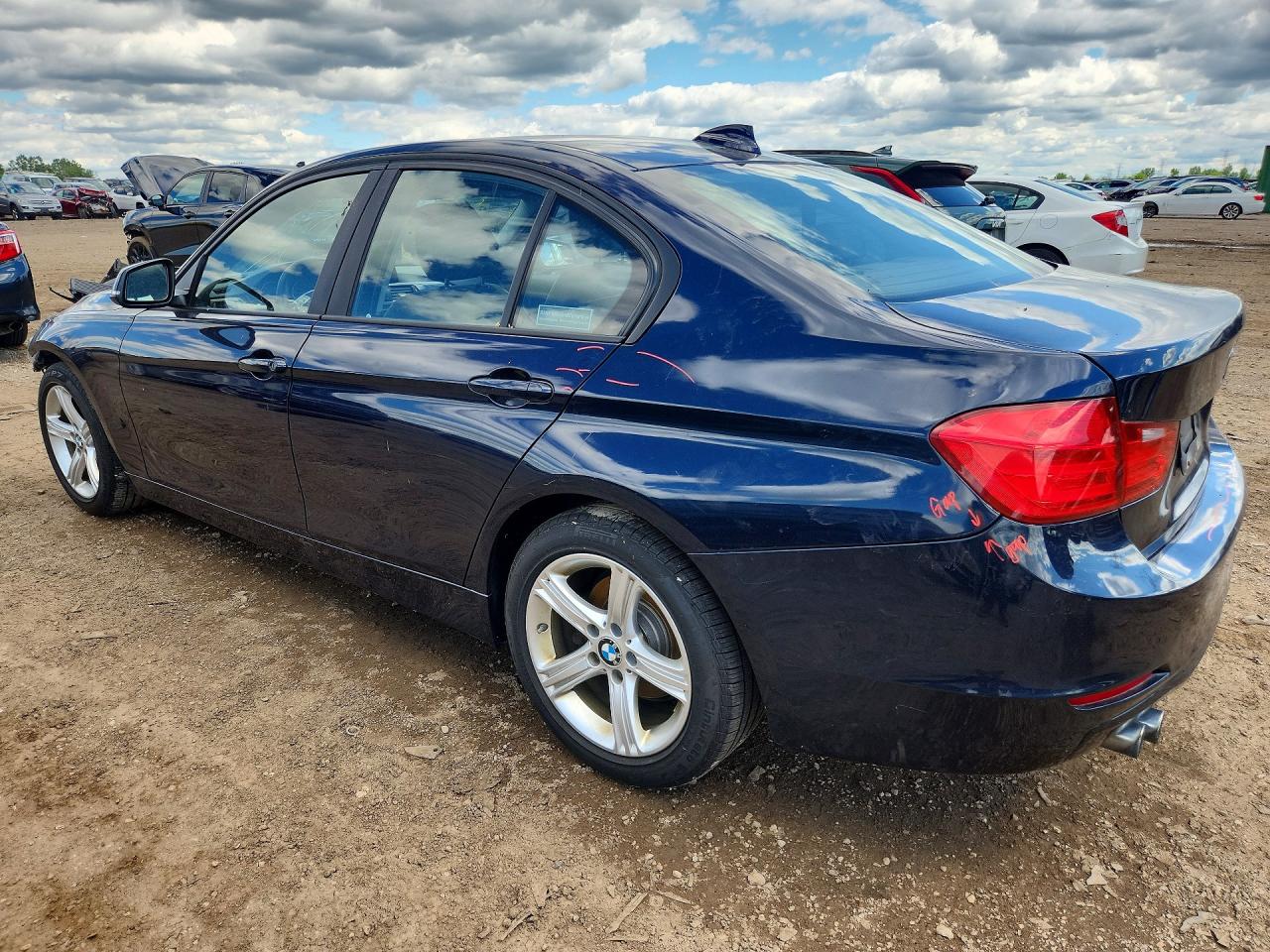 2014 Bmw 328 I Blue vin: WBA3A5C52EF453519
