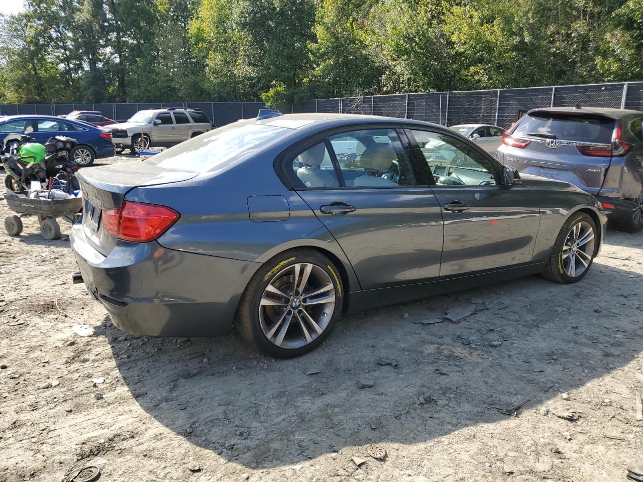 2014 Bmw 328 I Charcoal vin: WBA3A5C52EF605718