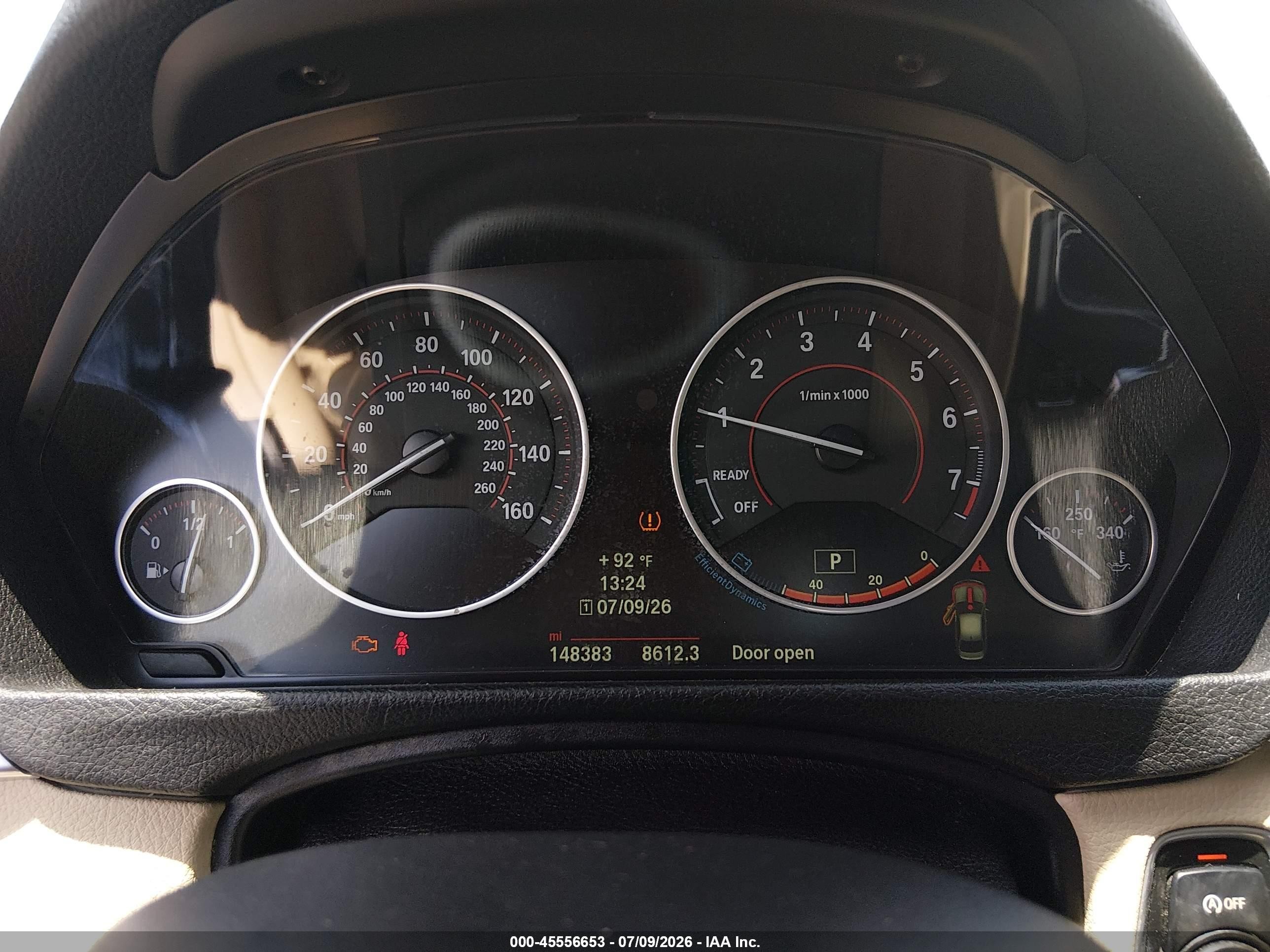 2014 Bmw 328i   White vin: WBA3A5C52EF605881