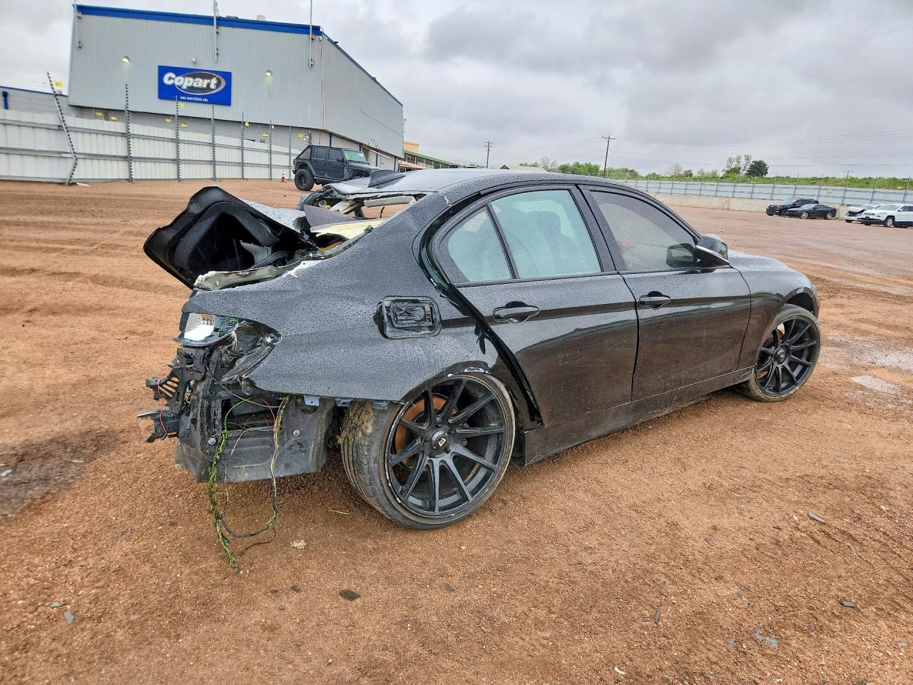 2014 Bmw 328 I Черный vin: WBA3A5C52EJ463089