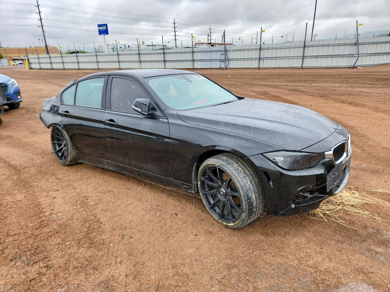2014 Bmw 328 I Черный vin: WBA3A5C52EJ463089