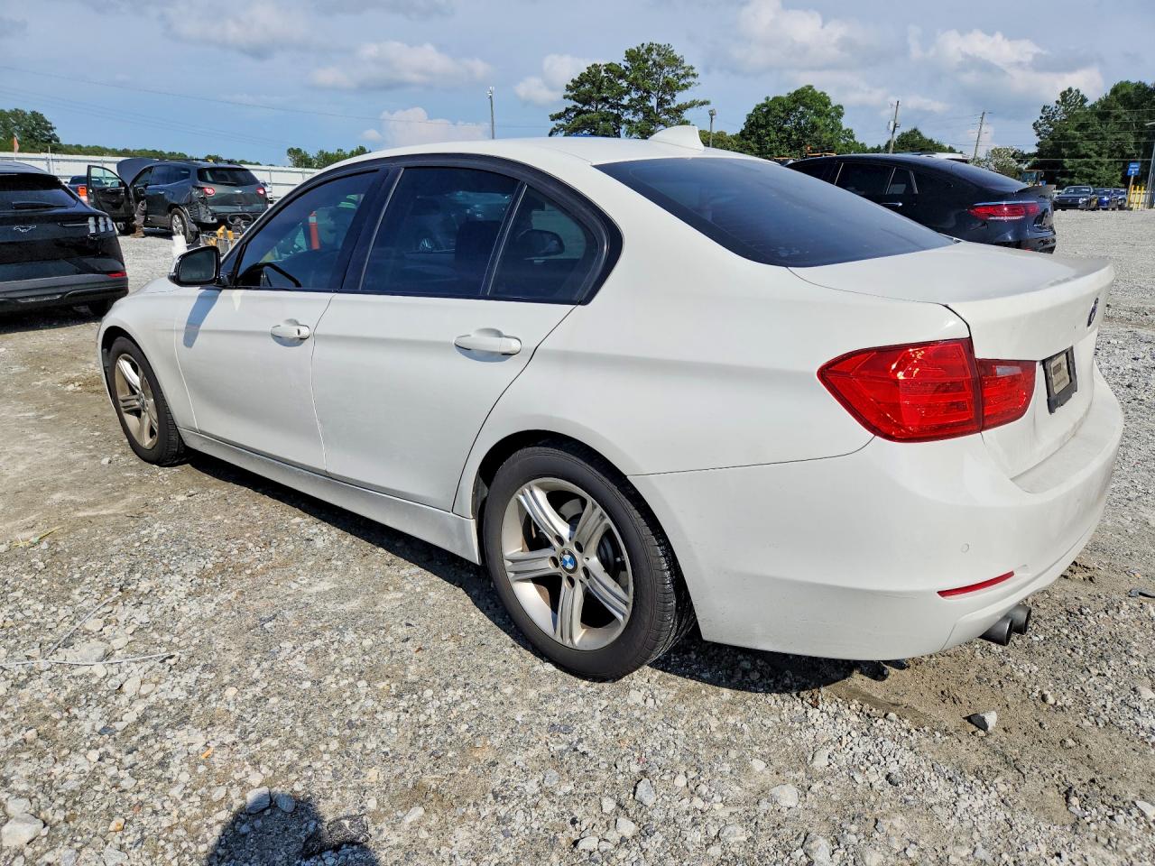 2015 Bmw 328 I White vin: WBA3A5C52FF607180