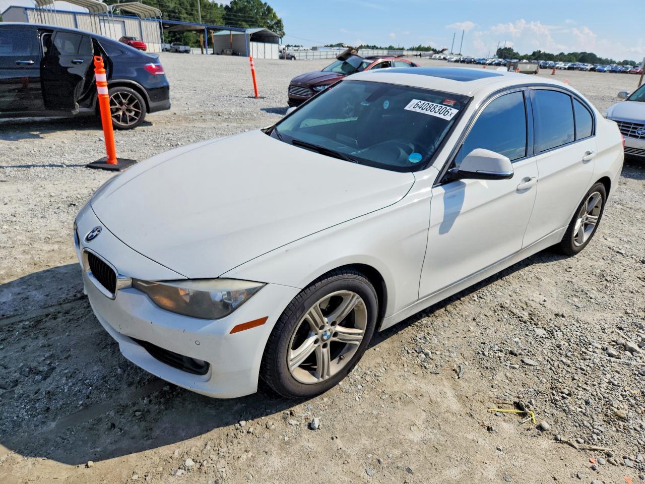 2015 Bmw 328 I White vin: WBA3A5C52FF607180