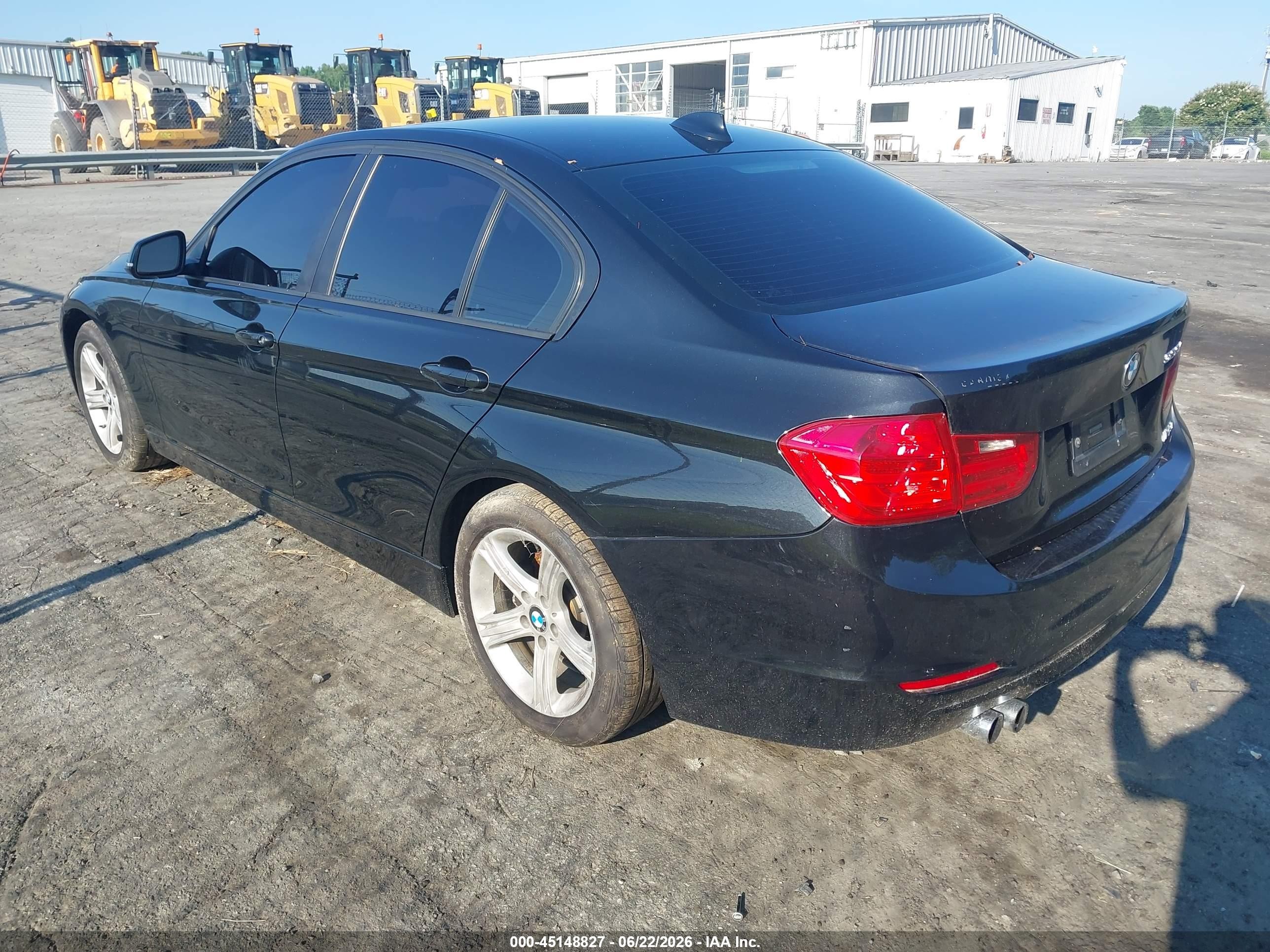2015 Bmw 328i   Black vin: WBA3A5C52FF609110