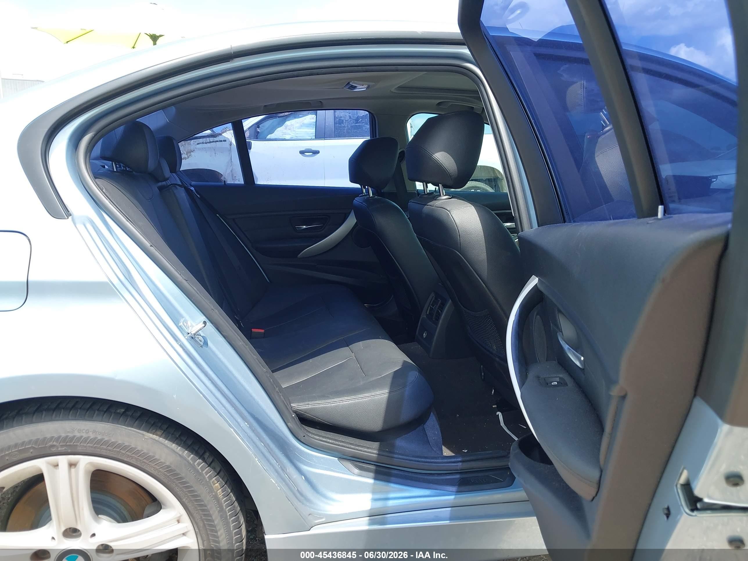 2012 Bmw 328i   Light Blue vin: WBA3A5C53CF344595