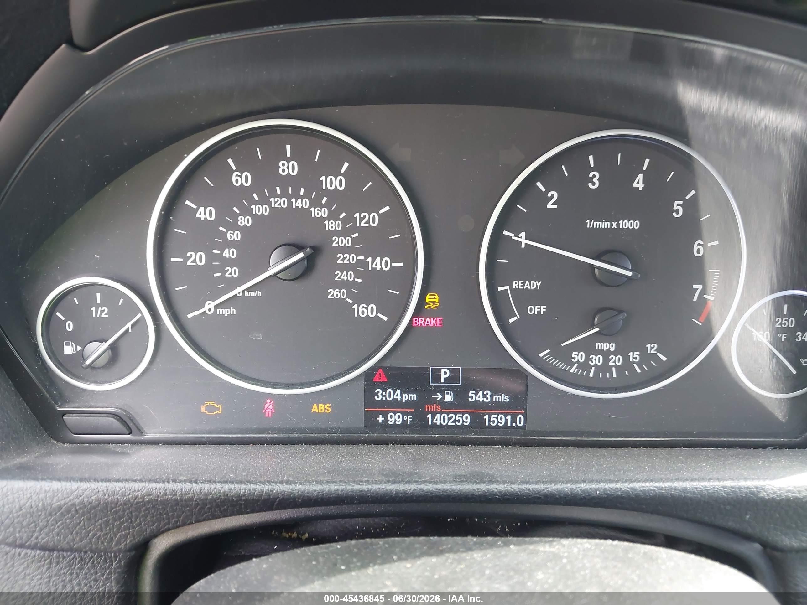 2012 Bmw 328i   Light Blue vin: WBA3A5C53CF344595