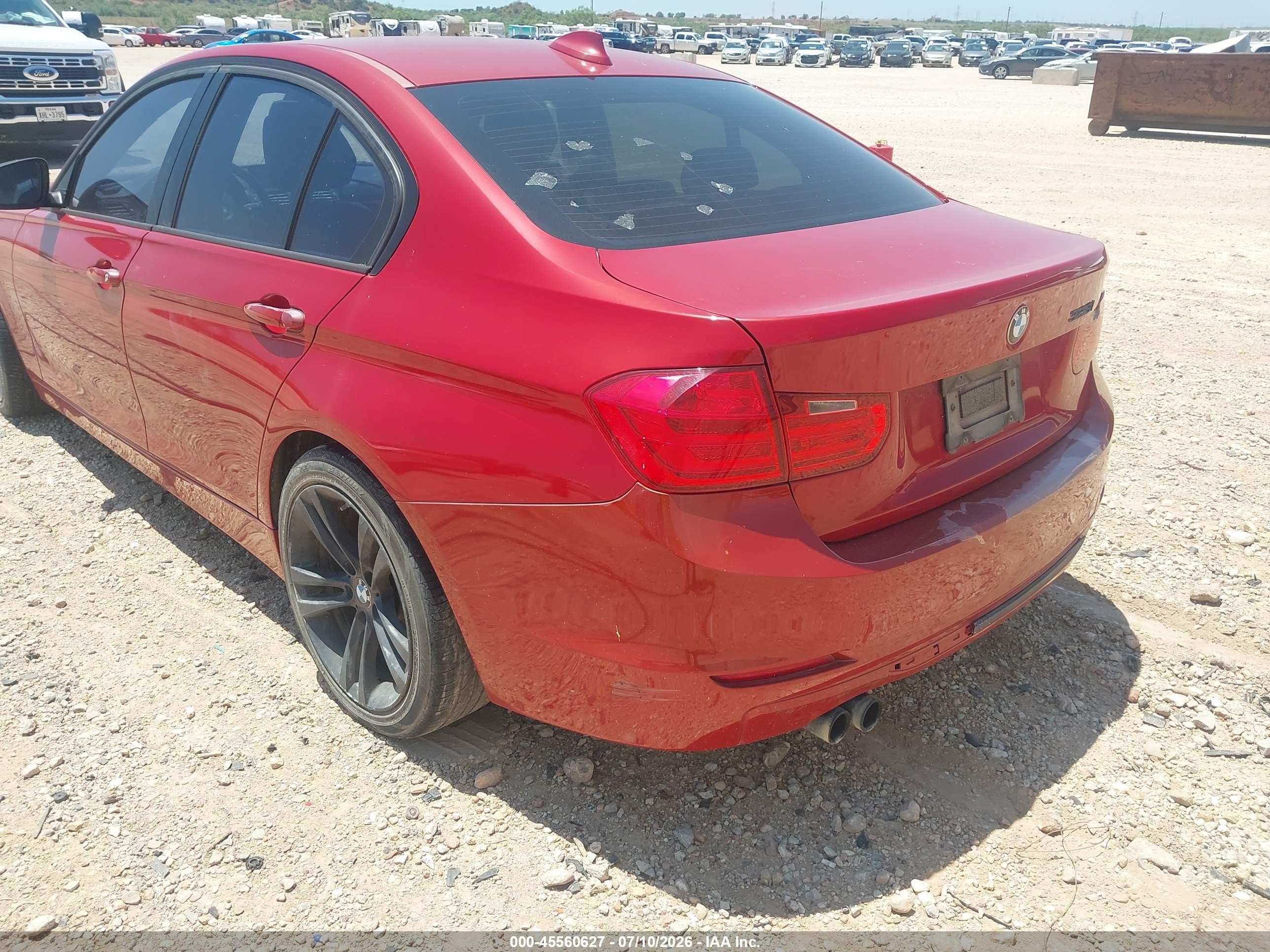 2012 Bmw 328i   Красный vin: WBA3A5C53CF345682