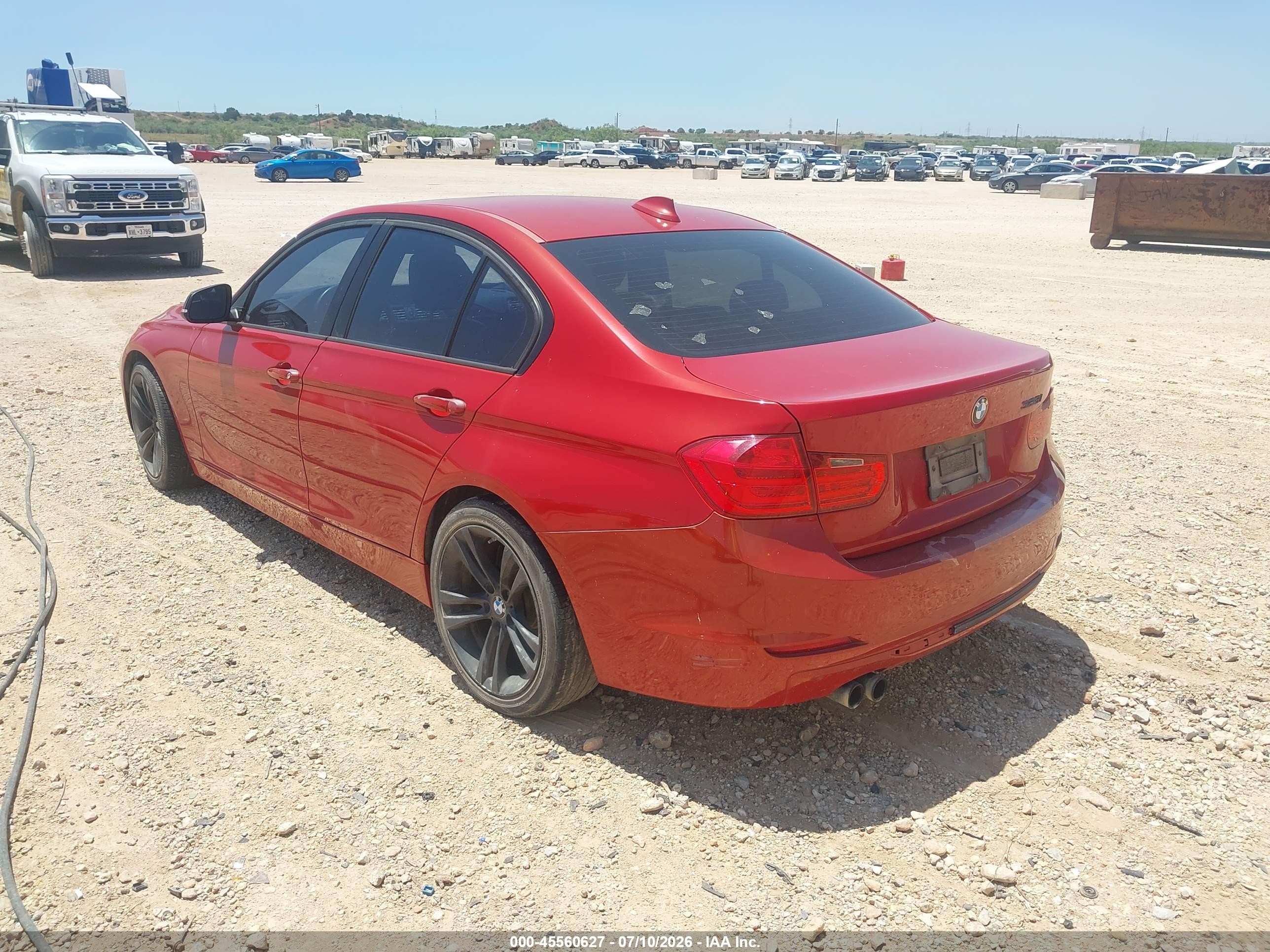 2012 Bmw 328i   Красный vin: WBA3A5C53CF345682