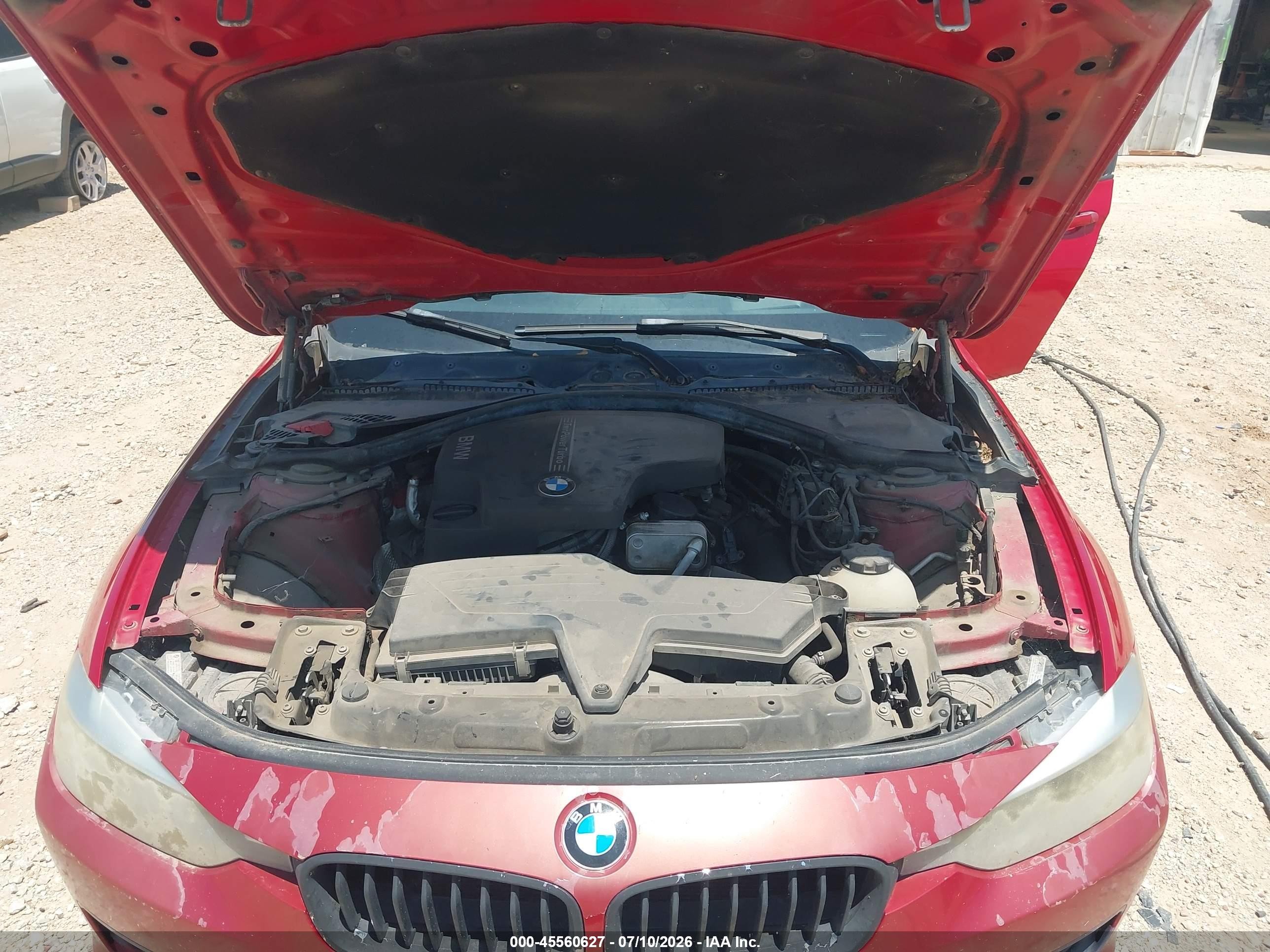 2012 Bmw 328i   Красный vin: WBA3A5C53CF345682