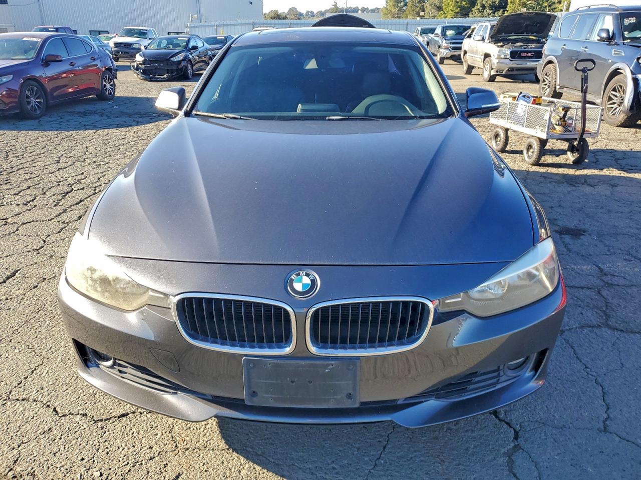 2012 Bmw 328 I Gray vin: WBA3A5C53CF346024