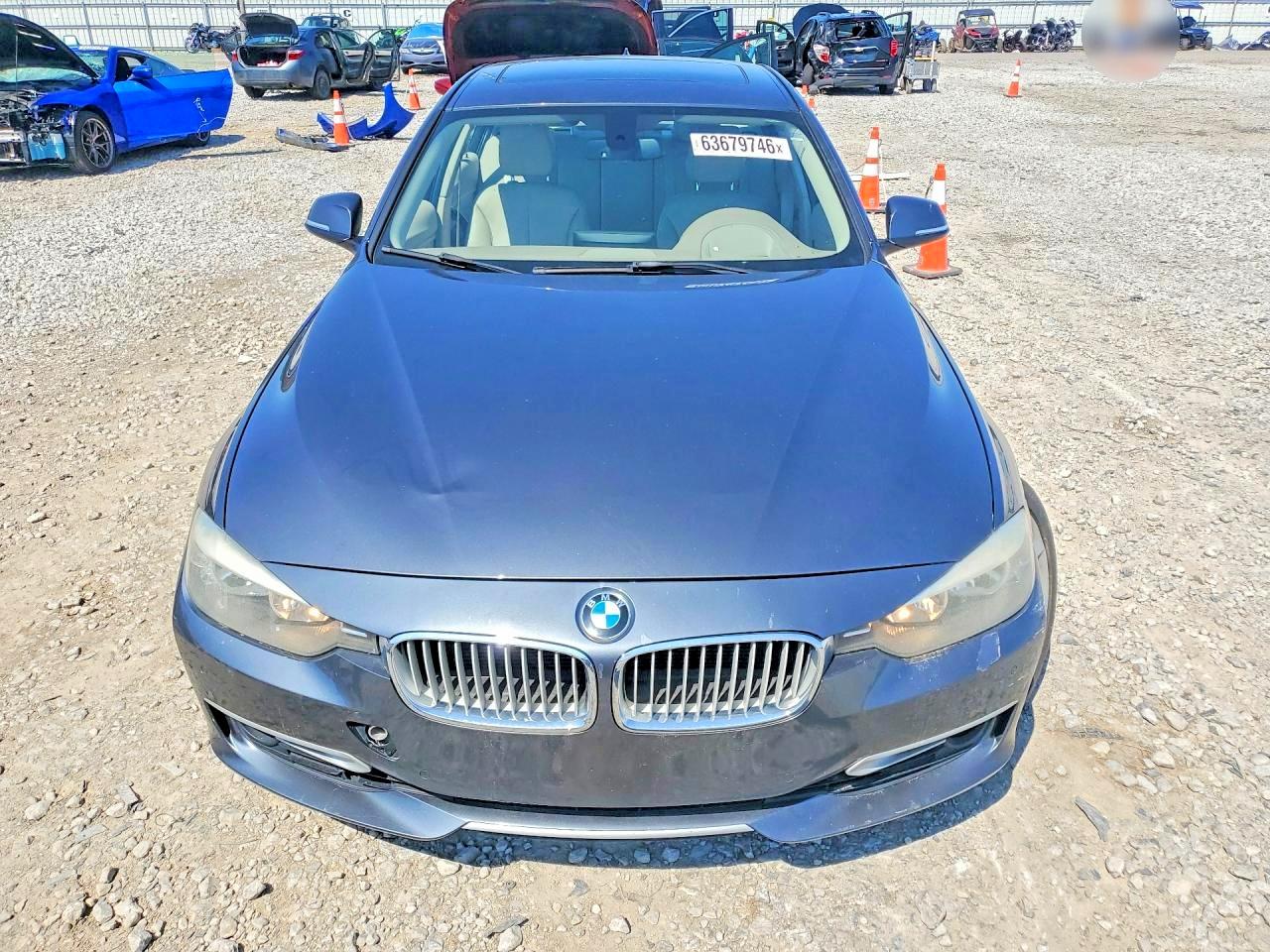 2012 Bmw 328 I Gray vin: WBA3A5C53CF348453