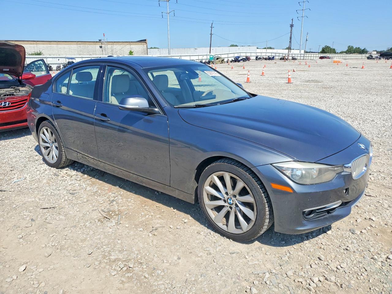 2012 Bmw 328 I Gray vin: WBA3A5C53CF348453