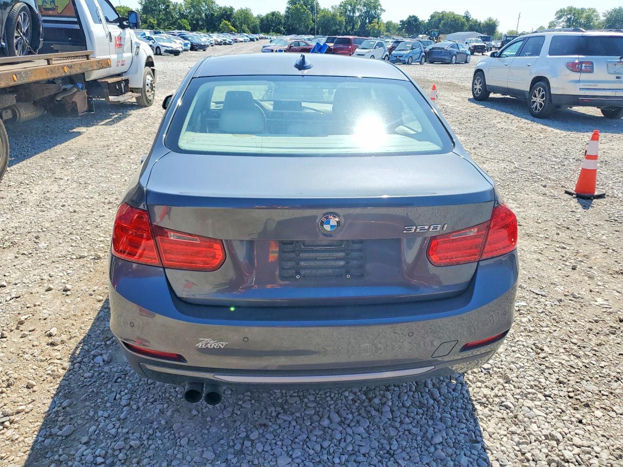 2012 Bmw 328 I Gray vin: WBA3A5C53CF348453