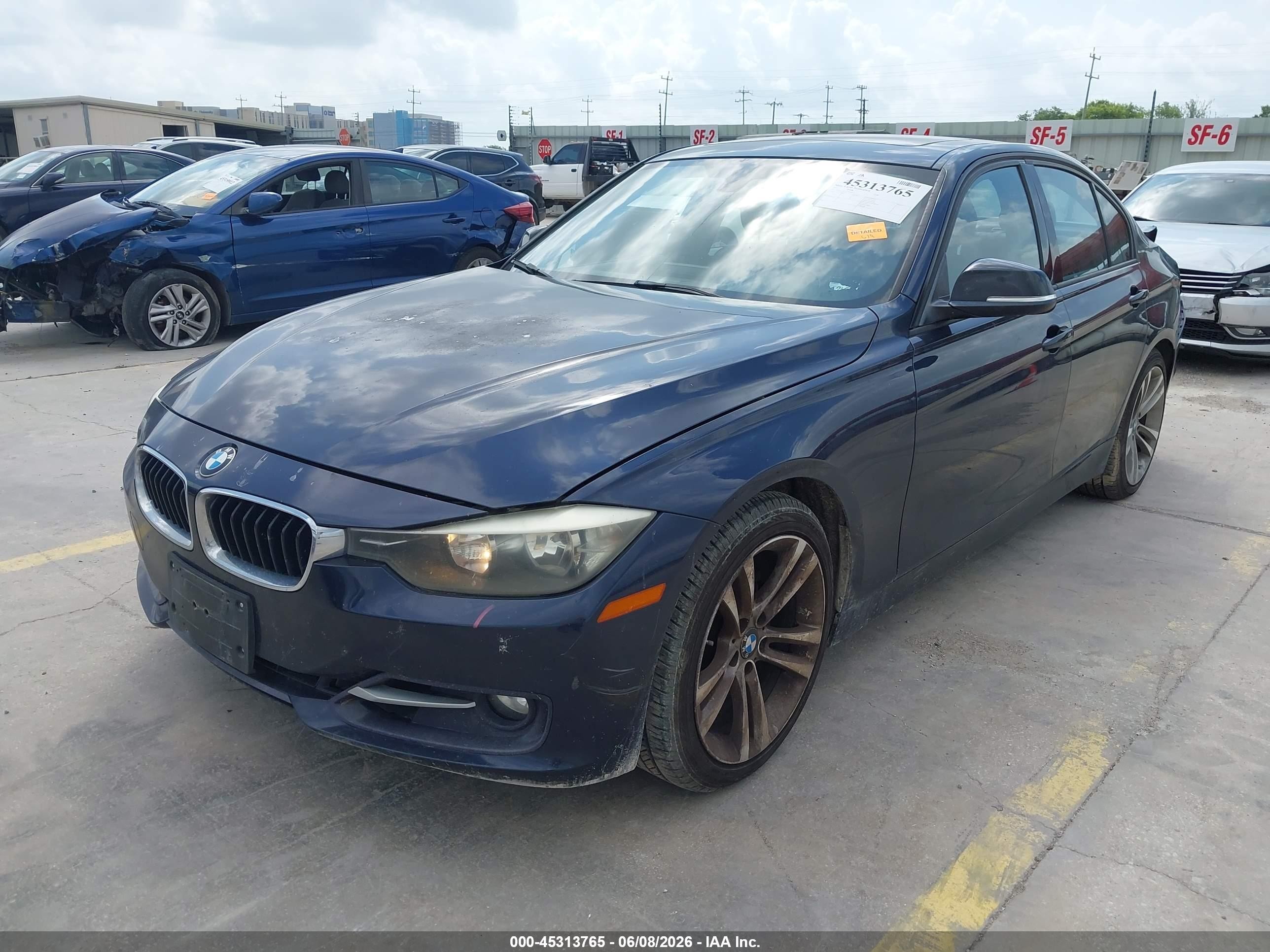 2012 Bmw 328i   Dark Blue vin: WBA3A5C53CF349571