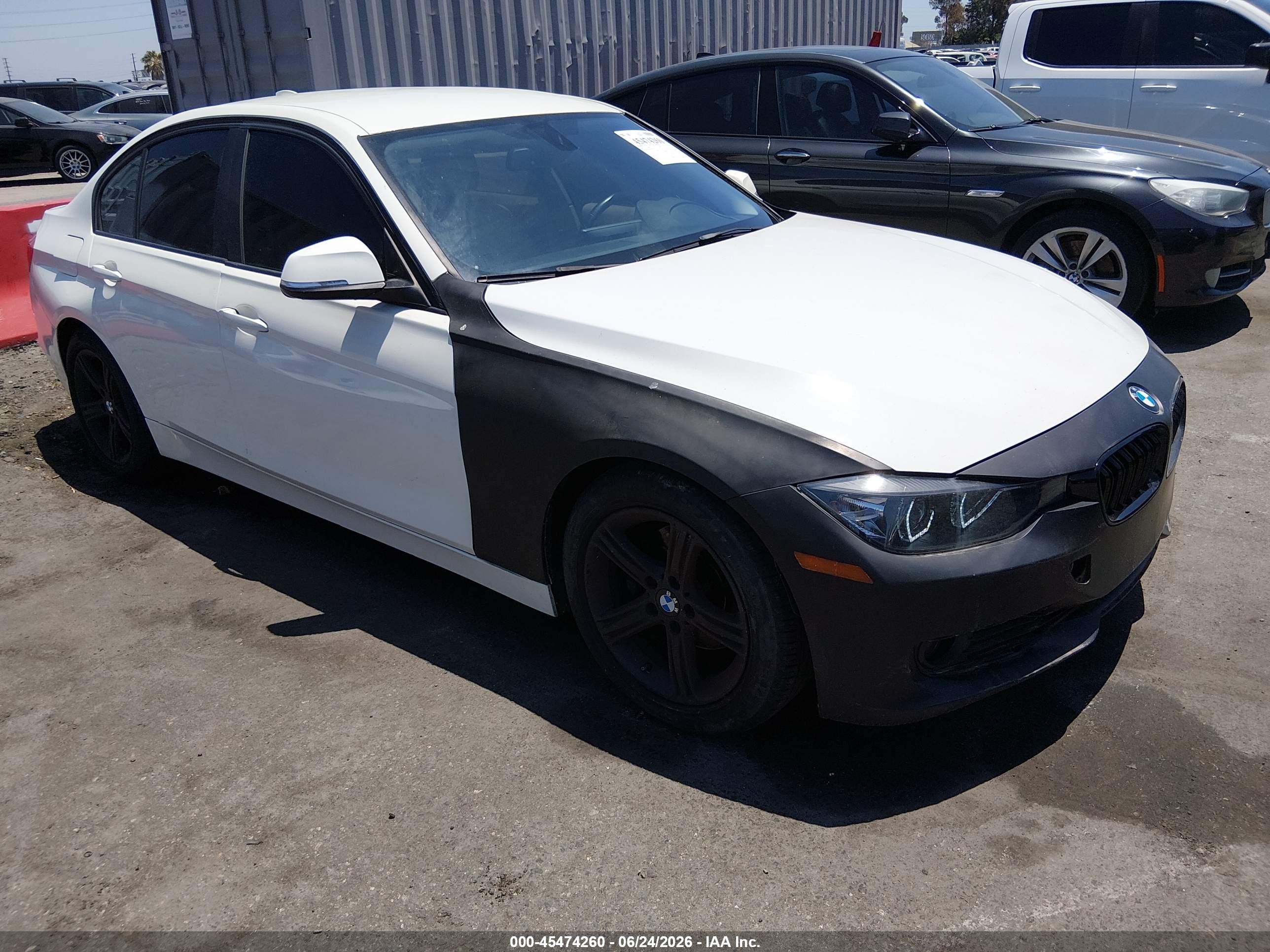 2013 Bmw 328i   White vin: WBA3A5C53DF351922
