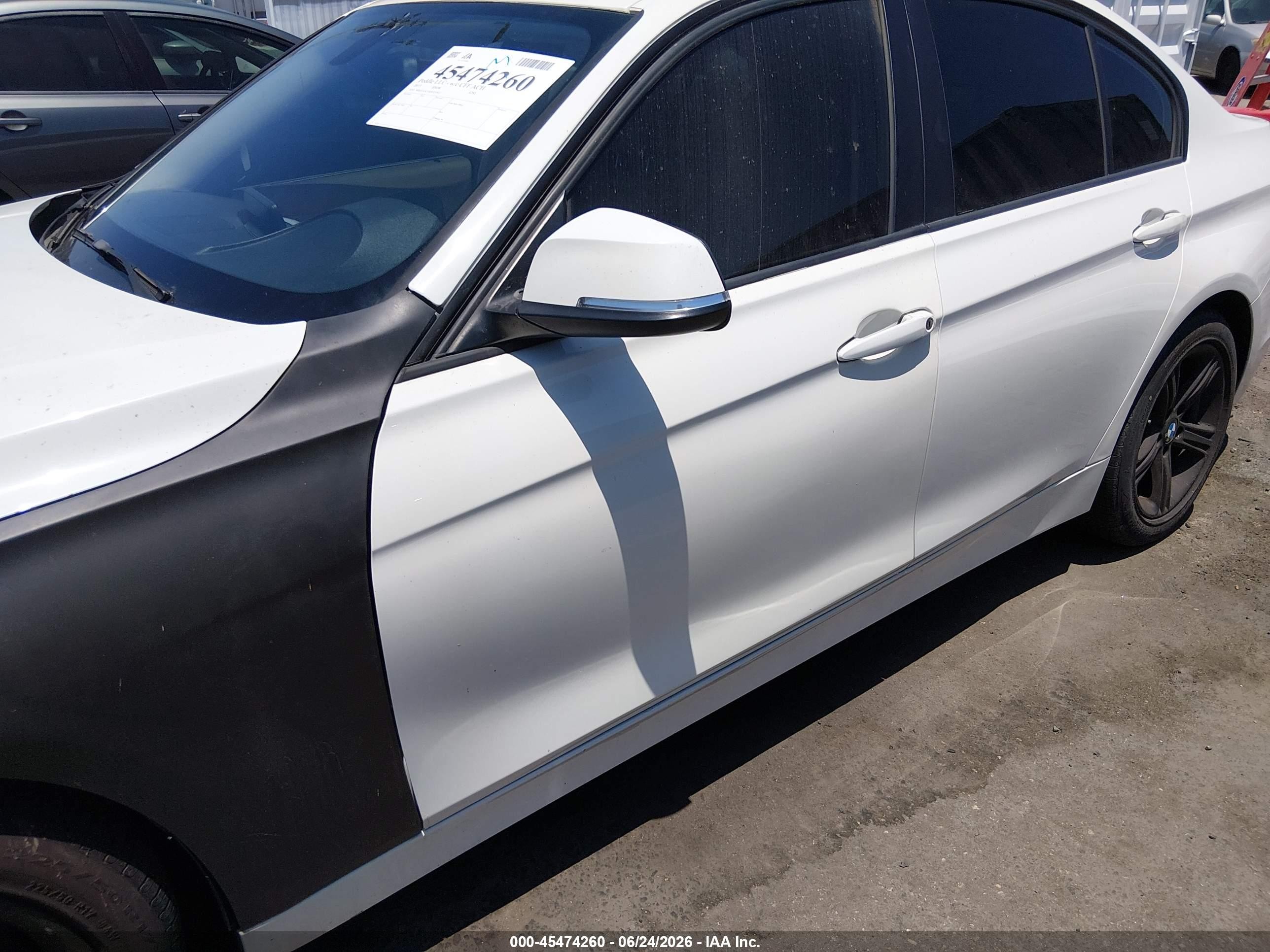 2013 Bmw 328i   White vin: WBA3A5C53DF351922