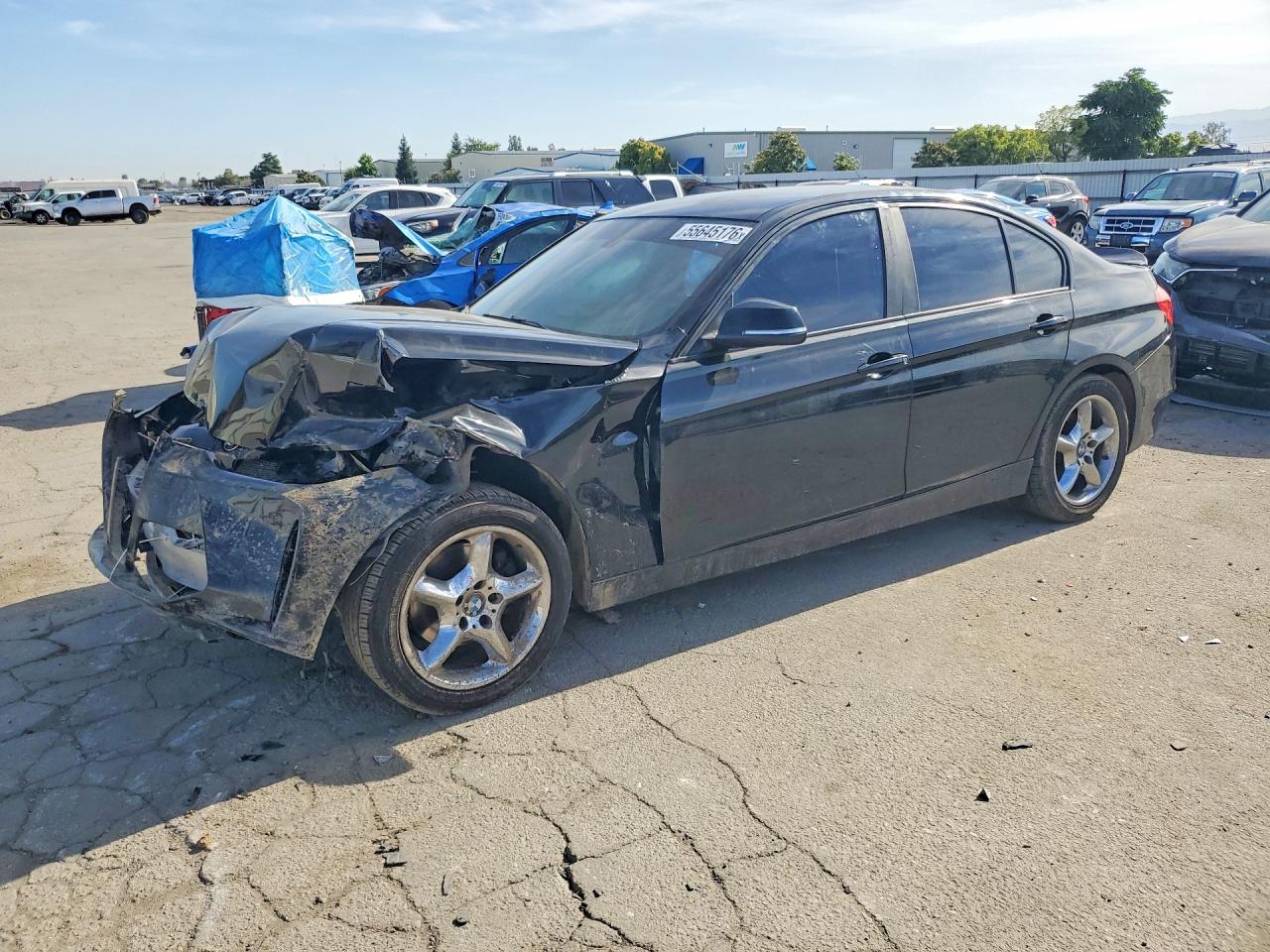 2013 Bmw 328 I Black vin: WBA3A5C53DF355064