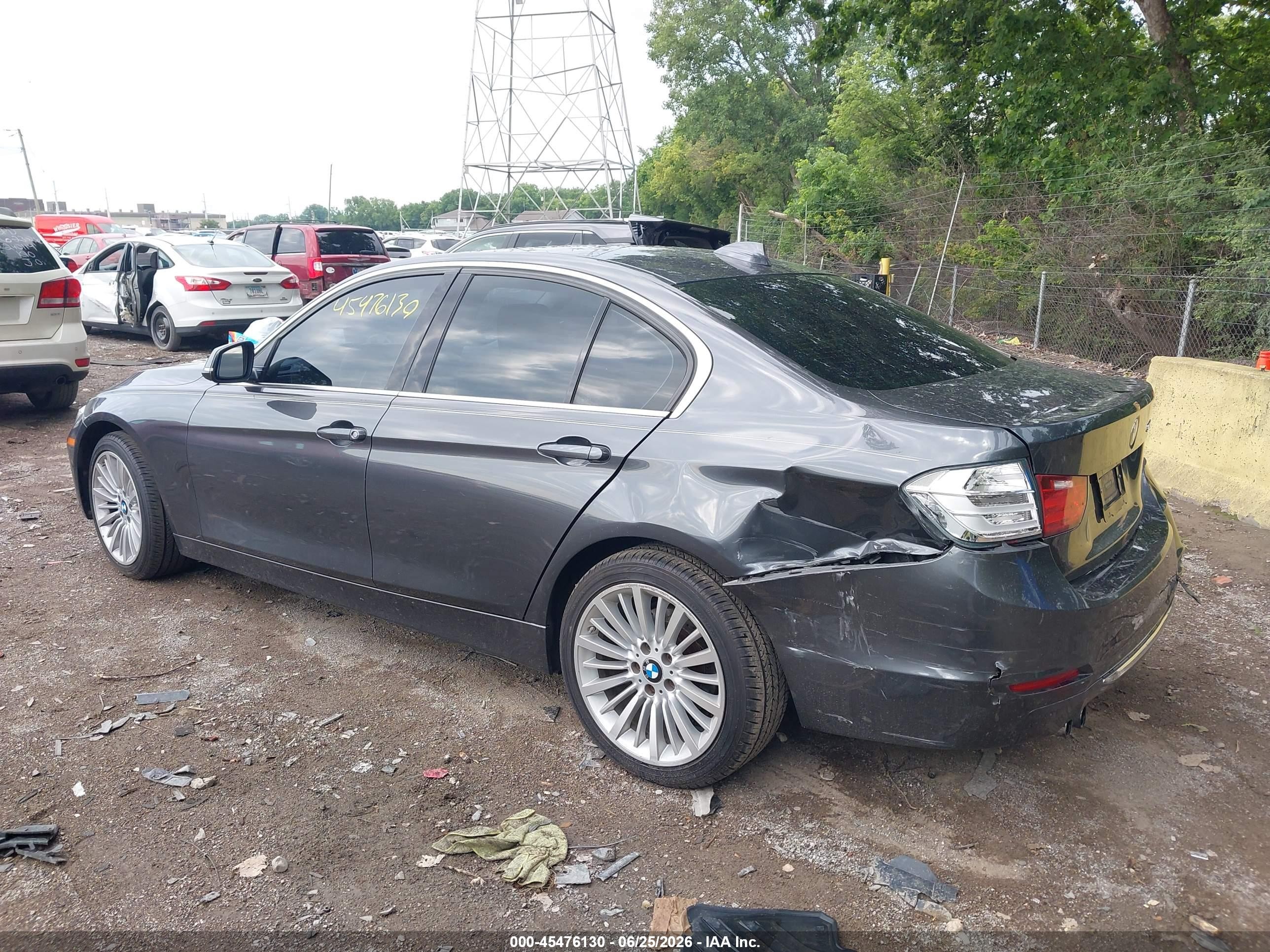 2013 Bmw 328i   Gray vin: WBA3A5C53DF357378