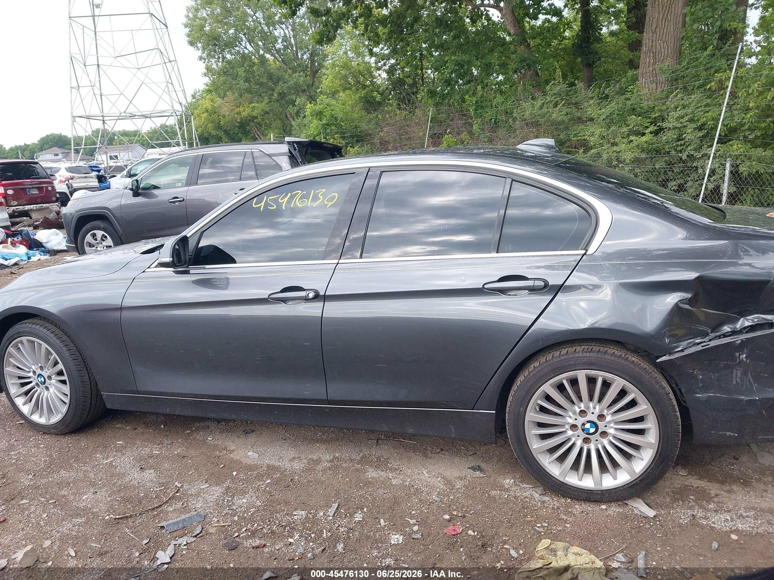 2013 Bmw 328i   Gray vin: WBA3A5C53DF357378