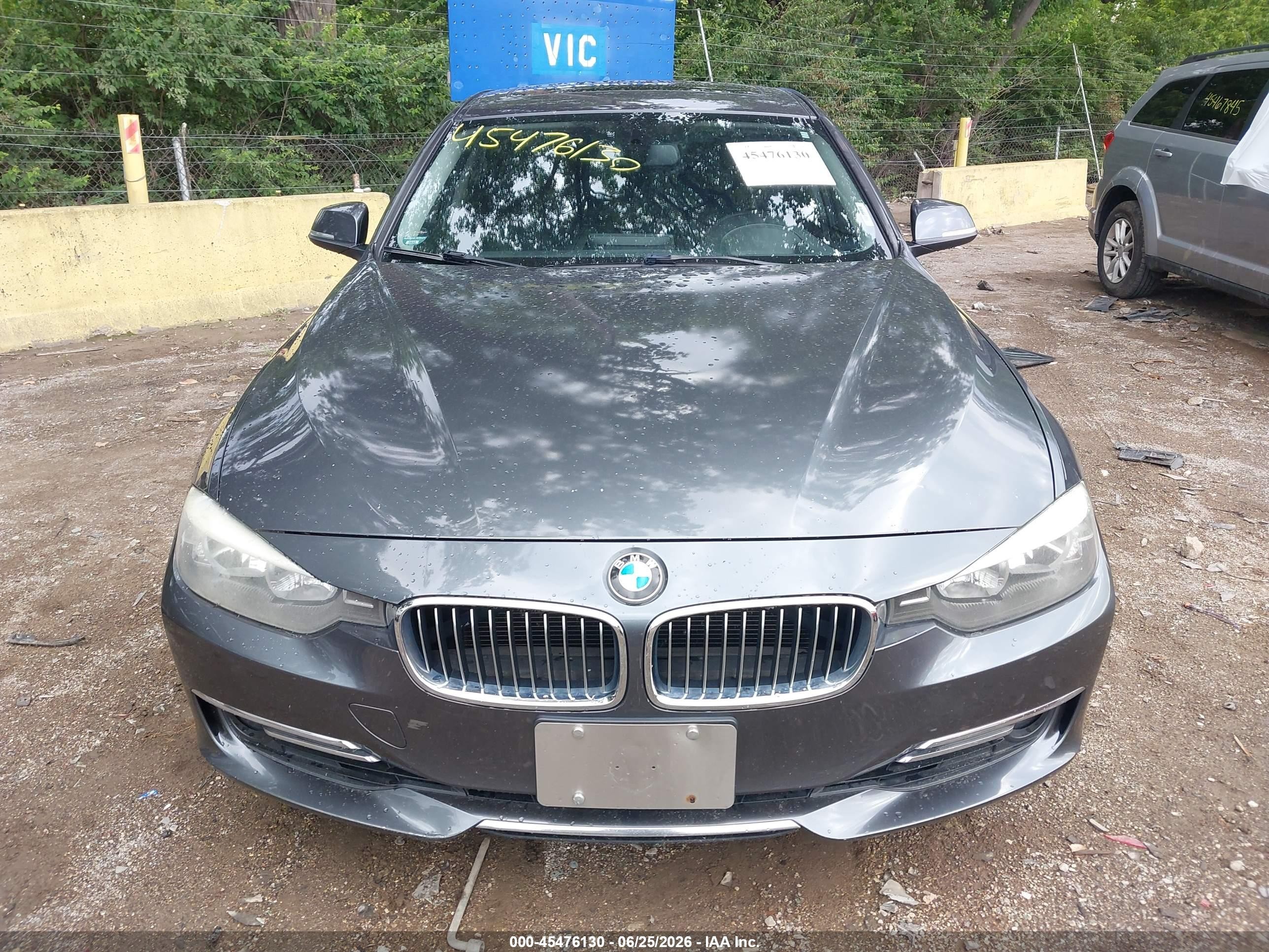 2013 Bmw 328i   Gray vin: WBA3A5C53DF357378