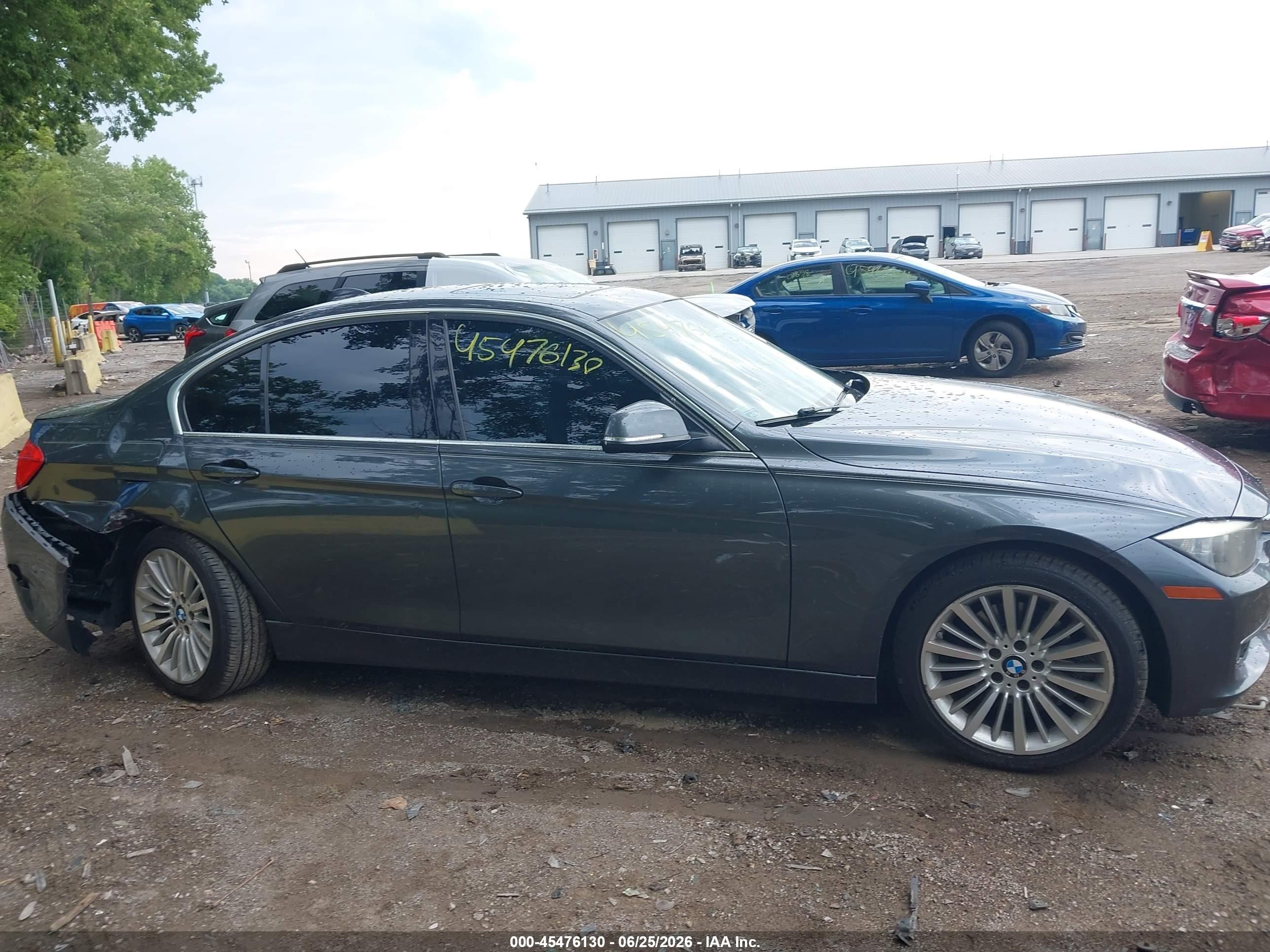 2013 Bmw 328i   Gray vin: WBA3A5C53DF357378