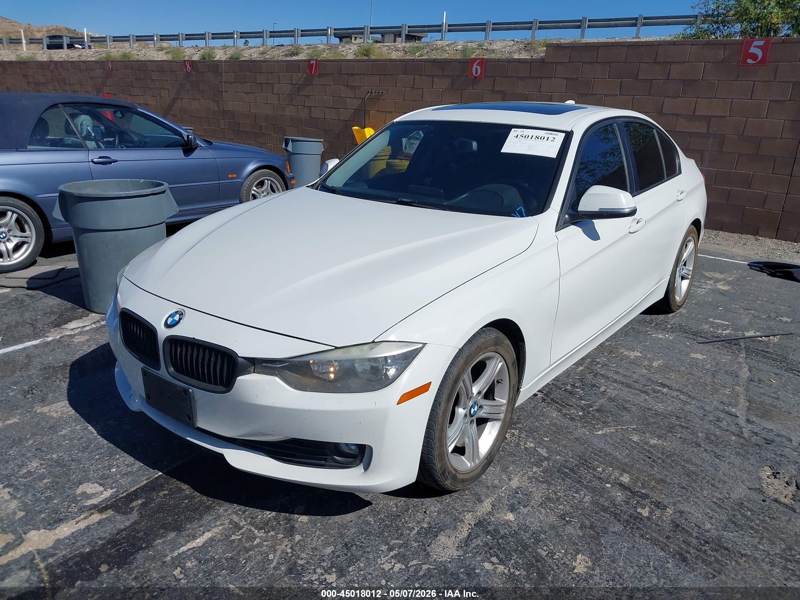 2013 Bmw 328i   White vin: WBA3A5C53DJ584597