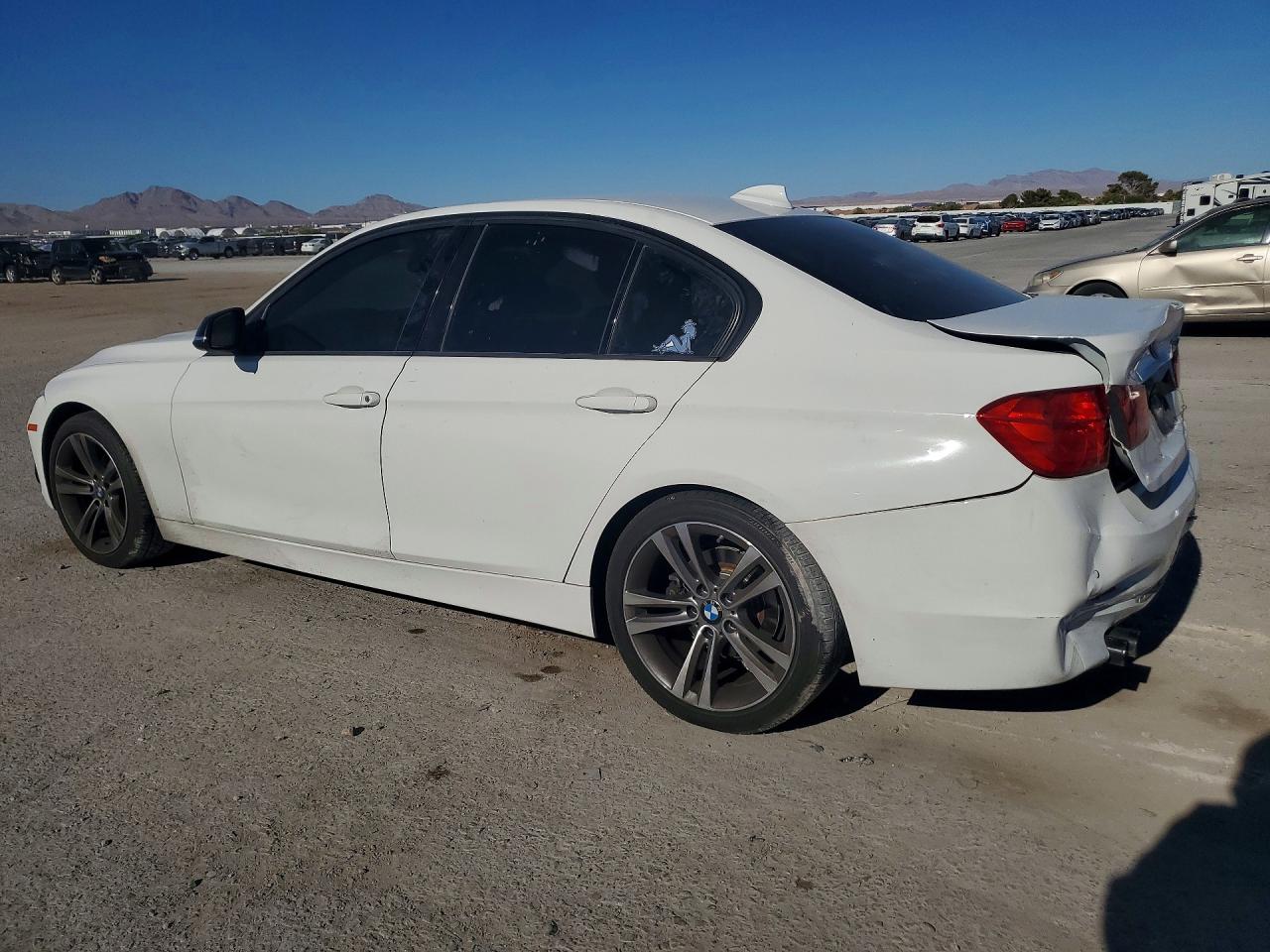 2014 Bmw 328 I White vin: WBA3A5C53EF605551