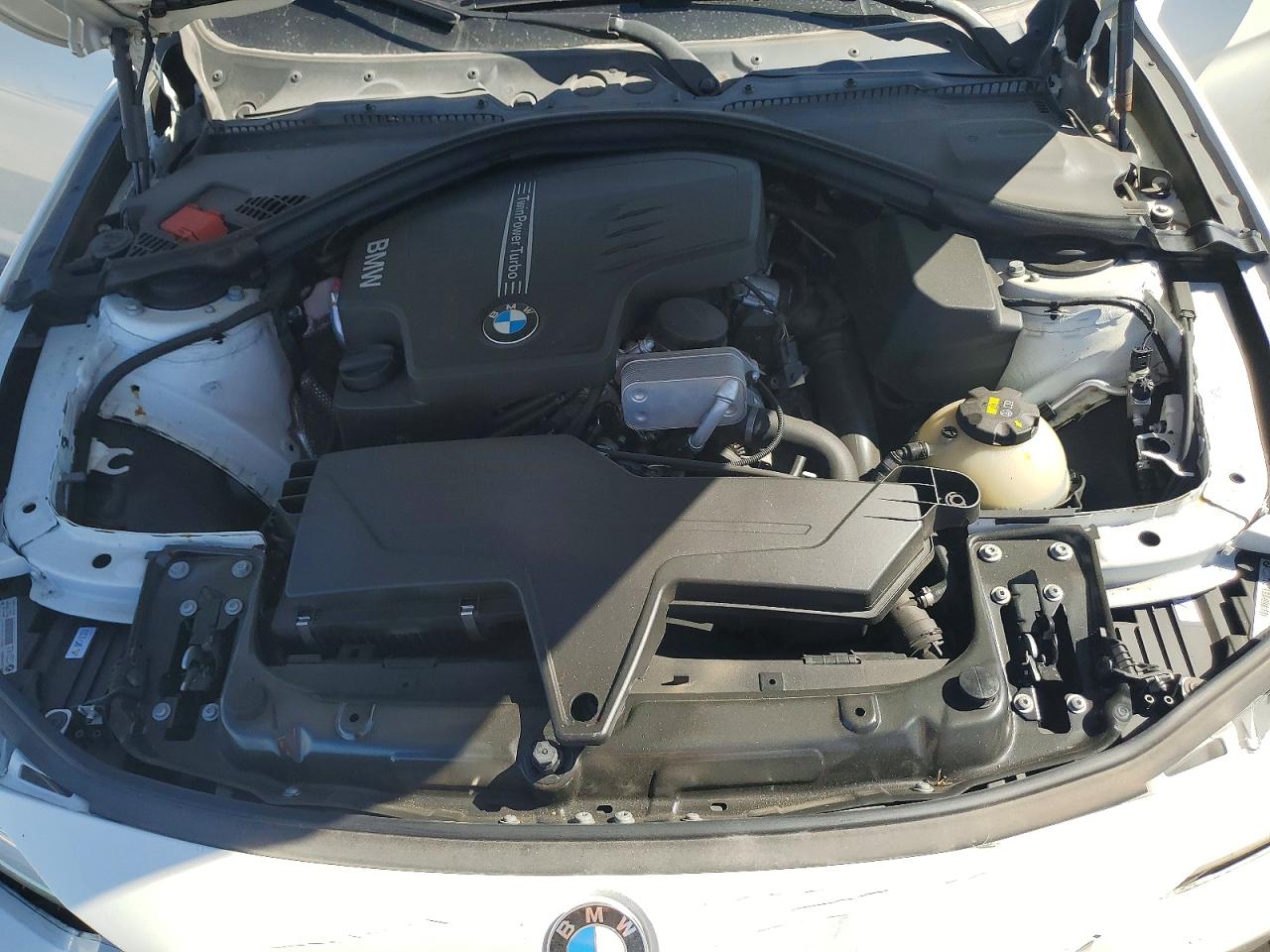 2014 Bmw 328 I White vin: WBA3A5C53EF605551