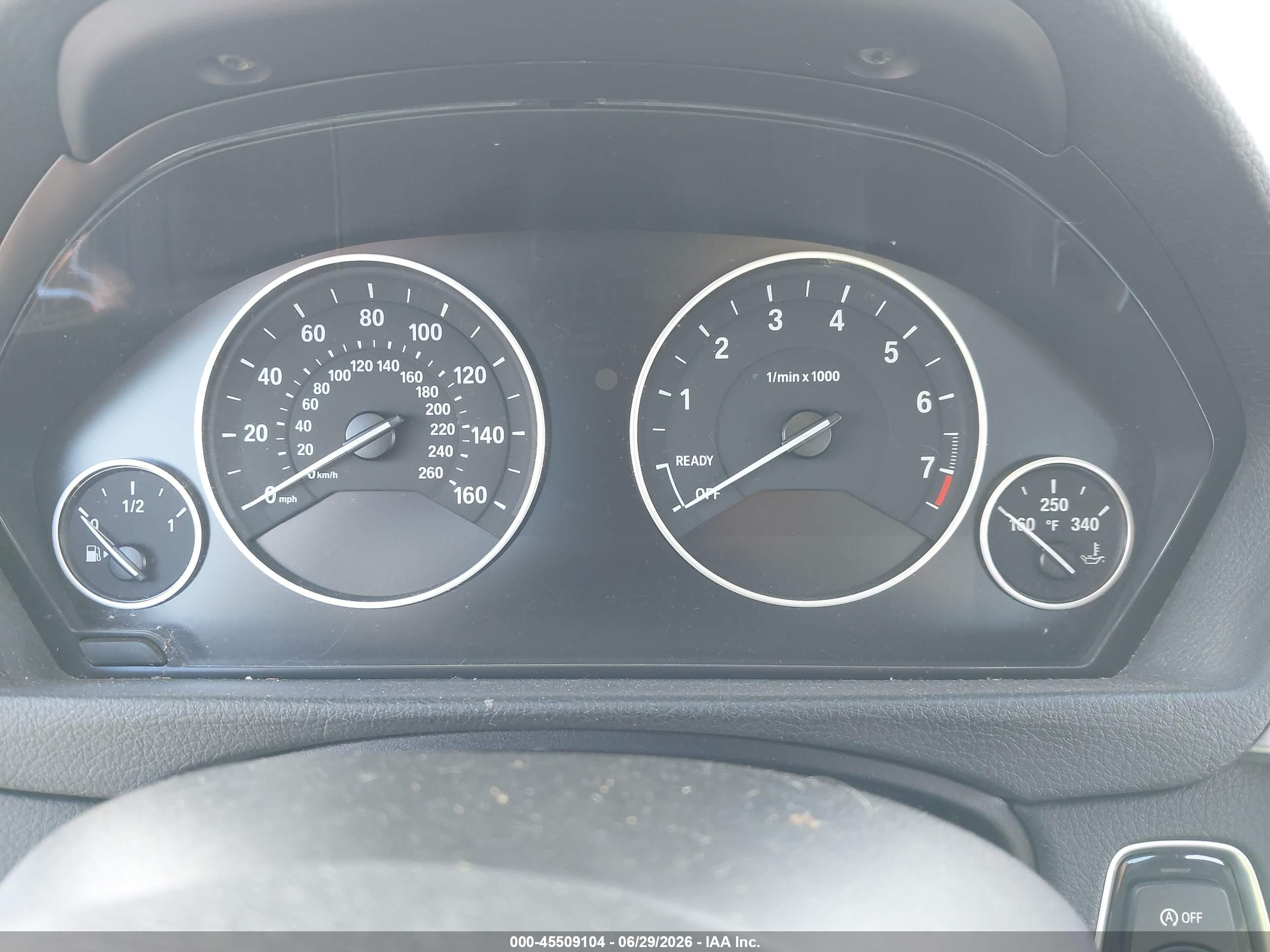 2014 Bmw 328i Черный vin: WBA3A5C53EP602885