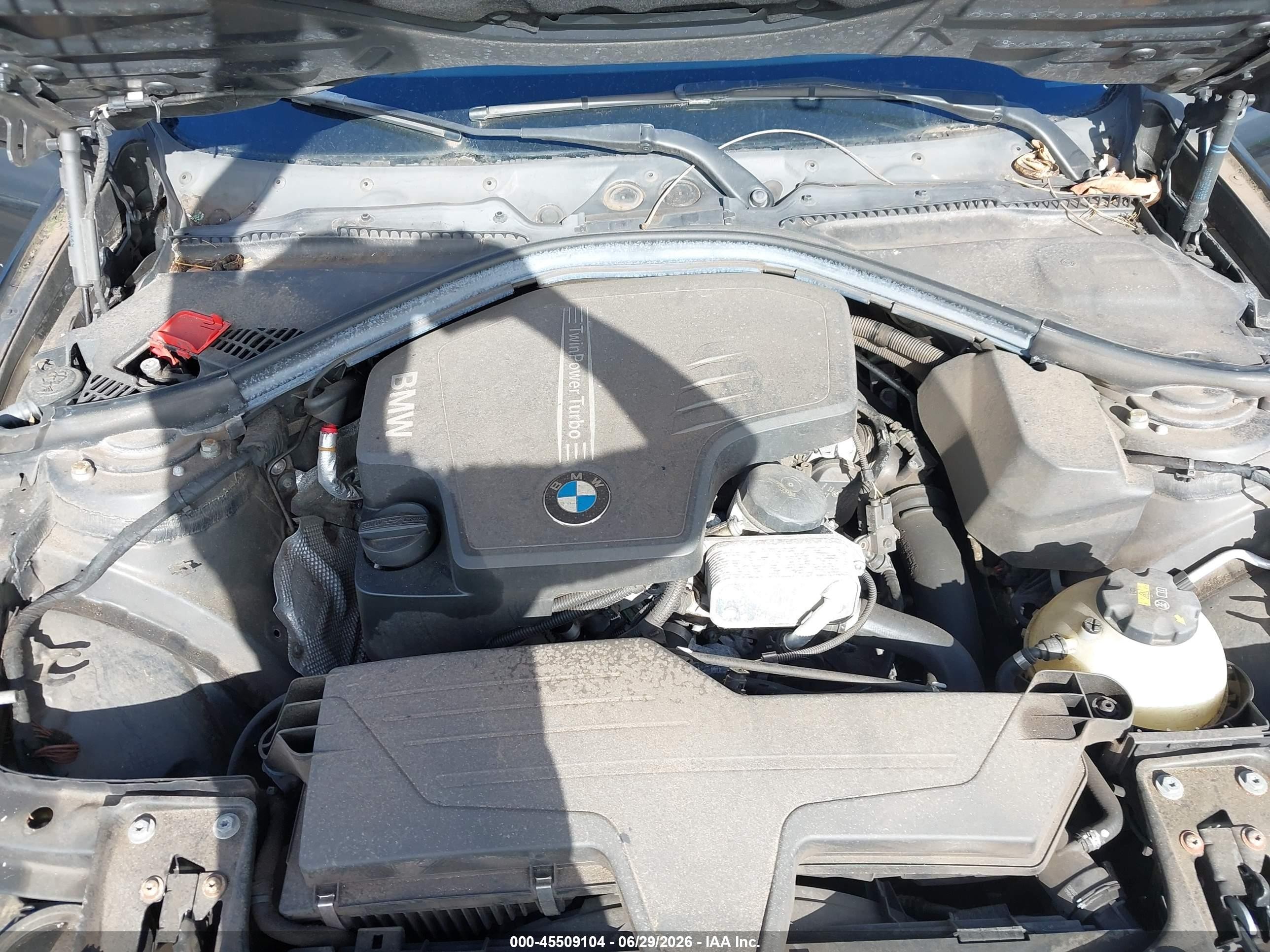 2014 Bmw 328i Черный vin: WBA3A5C53EP602885