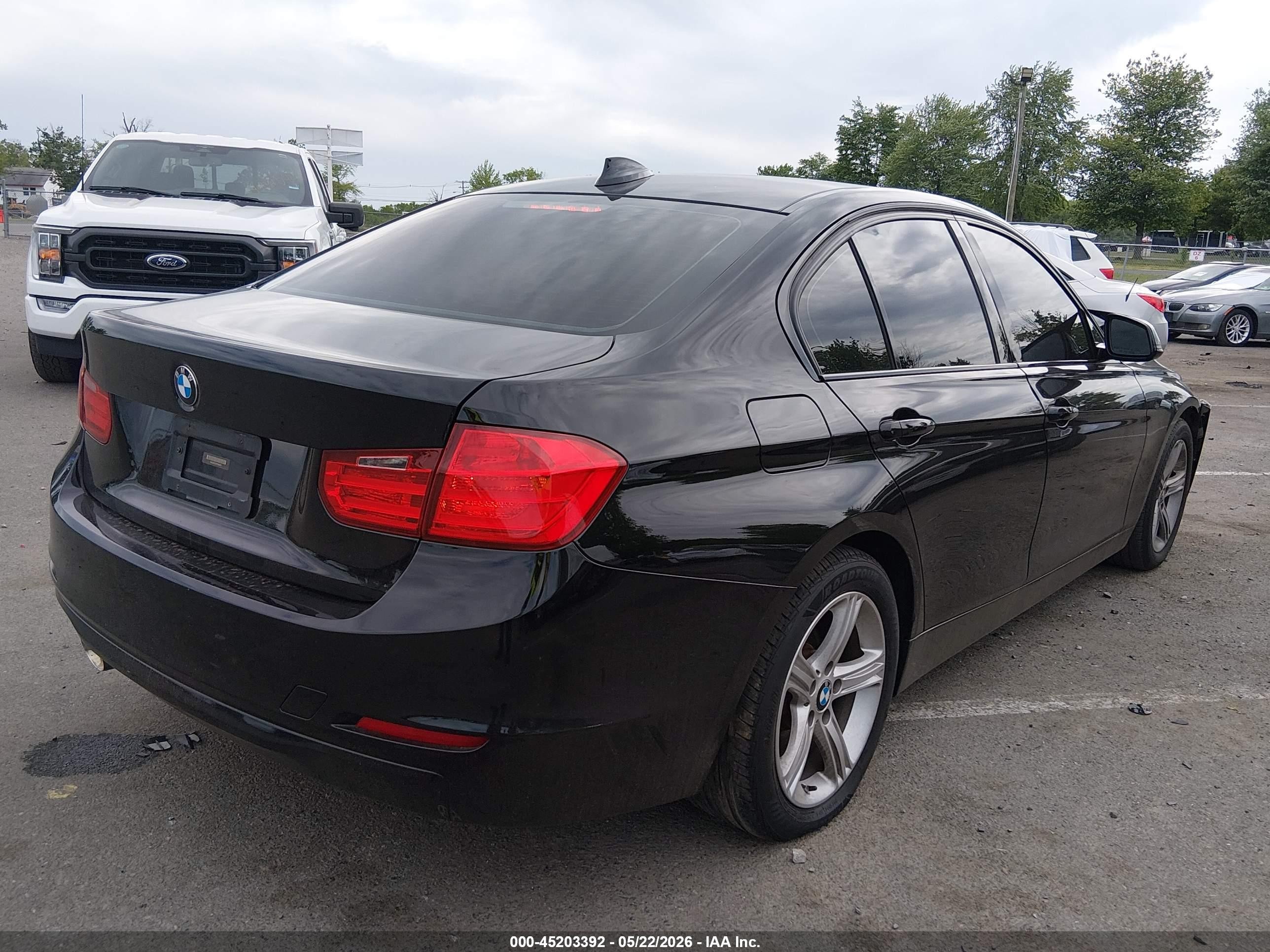 2015 Bmw 328i   Black vin: WBA3A5C53FF606975