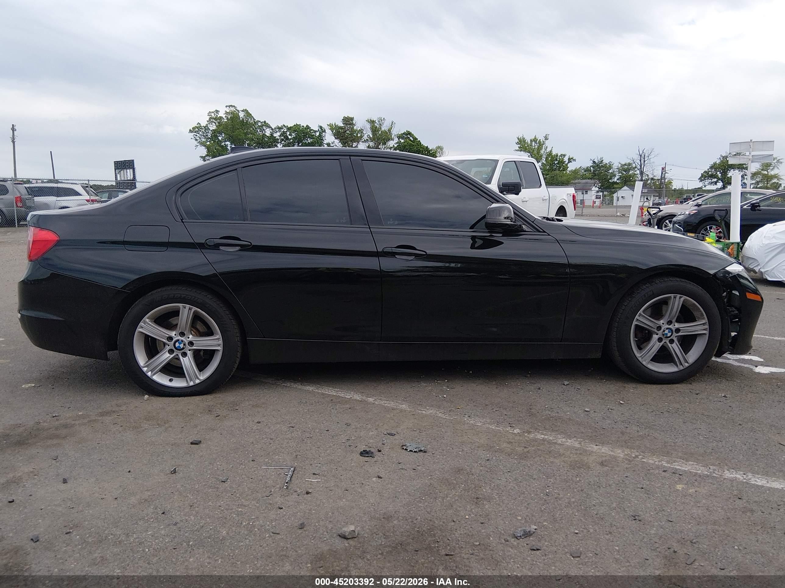 2015 Bmw 328i   Black vin: WBA3A5C53FF606975