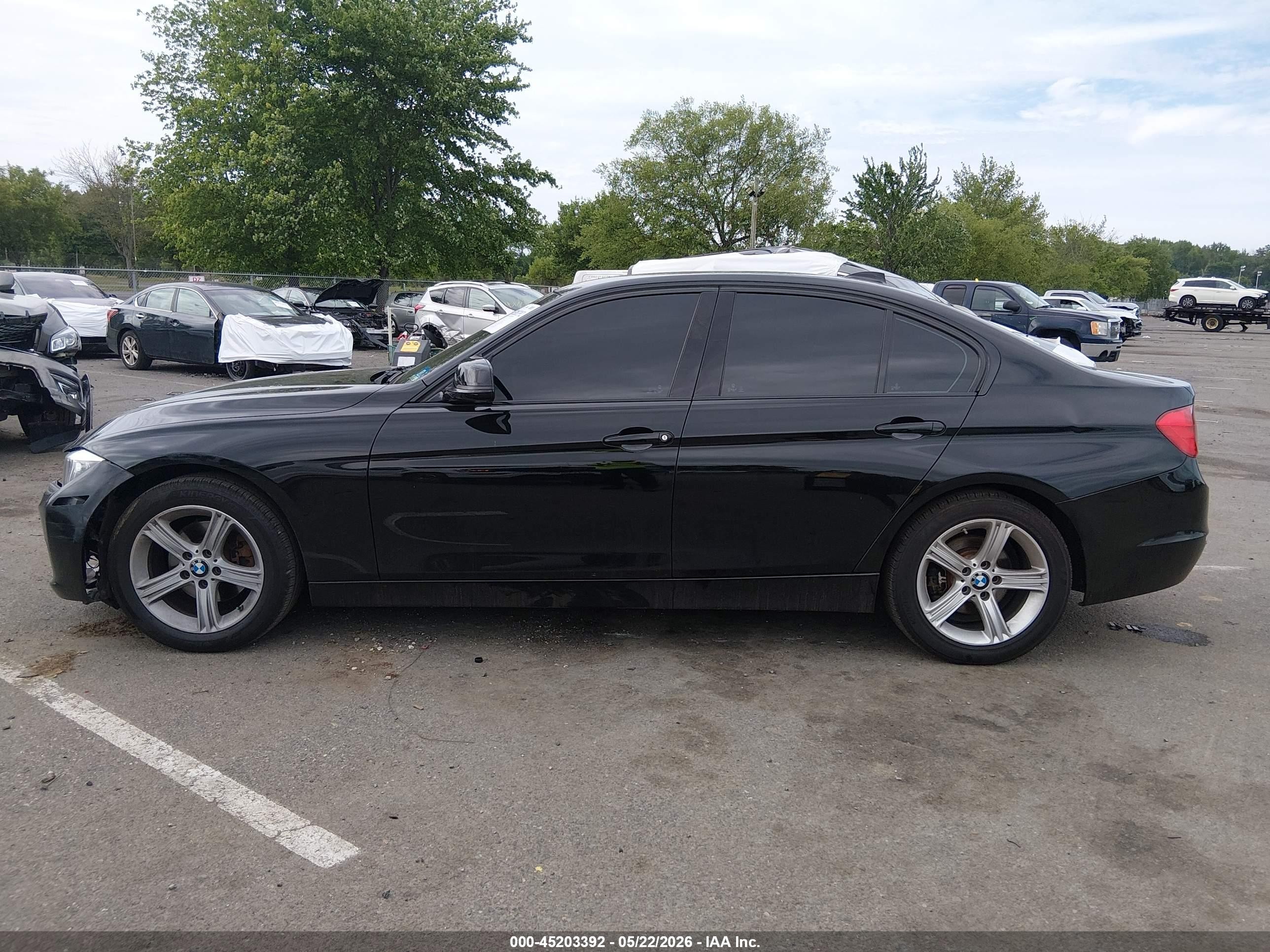 2015 Bmw 328i   Black vin: WBA3A5C53FF606975