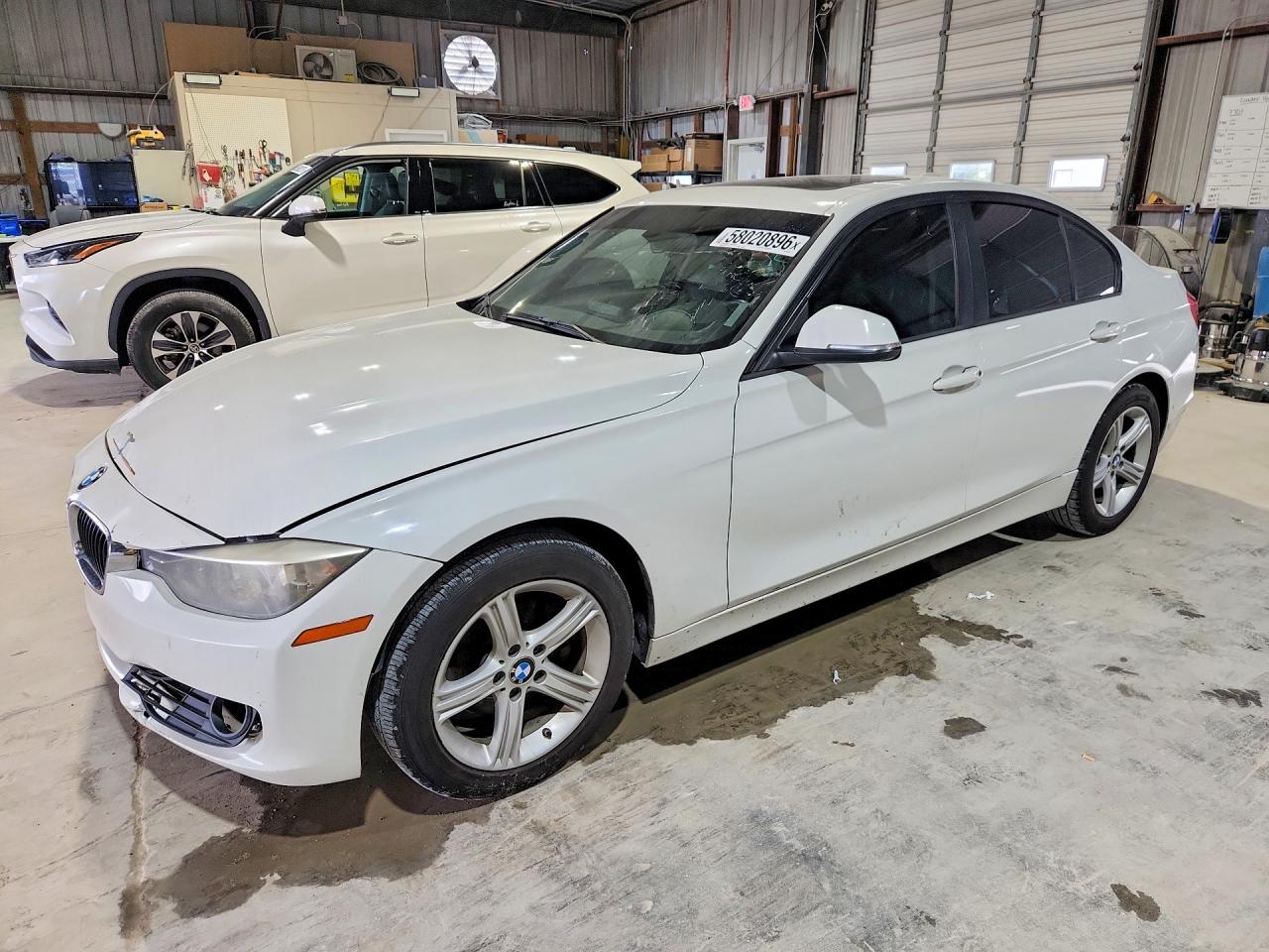 2015 Bmw 328 I White vin: WBA3A5C53FF609391
