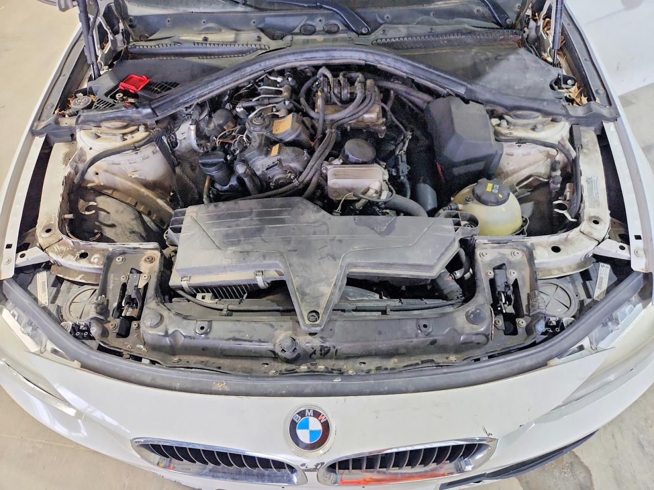 2015 Bmw 328 I White vin: WBA3A5C53FF609391