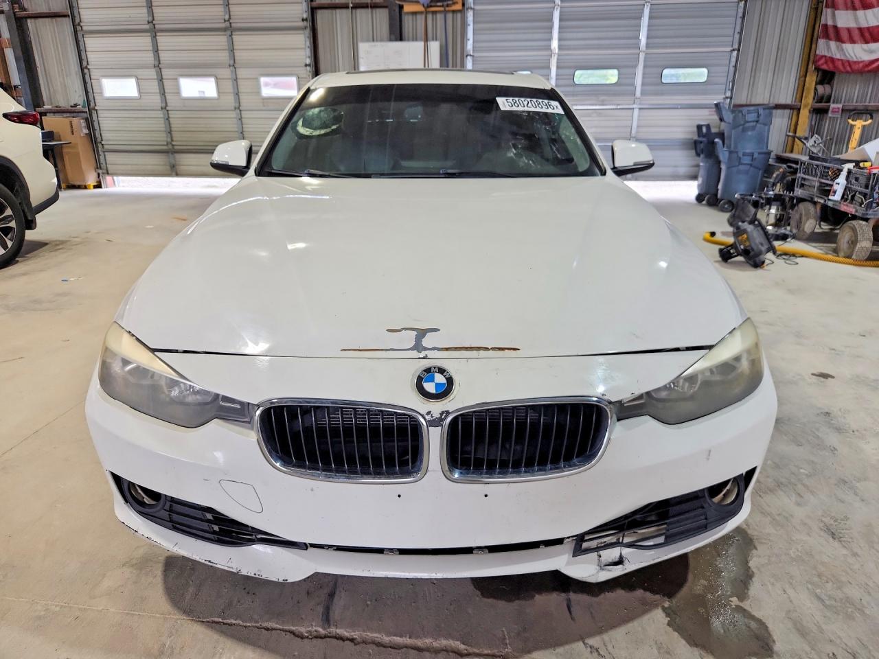 2015 Bmw 328 I White vin: WBA3A5C53FF609391