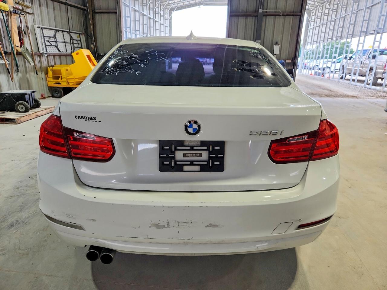 2015 Bmw 328 I White vin: WBA3A5C53FF609391